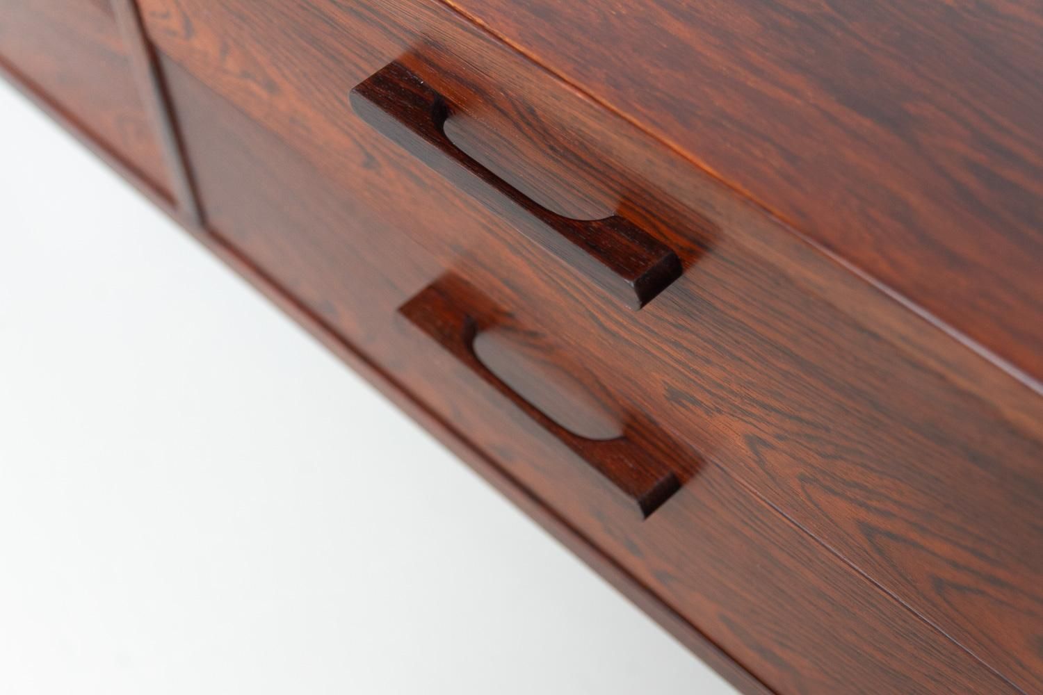 Furniture Danish Mid Century Rosewood Chest Of Drawers By Kai Kristiansen For Fm, 1960s. photo