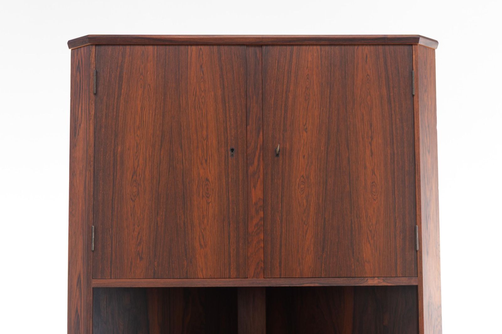 Danish Mid Century Rosewood Corner Cabinet, 1960s. photo for sale