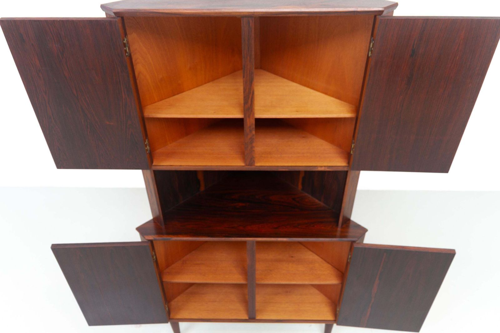 photo furniture Danish Mid Century Rosewood Corner Cabinet, 1960s.