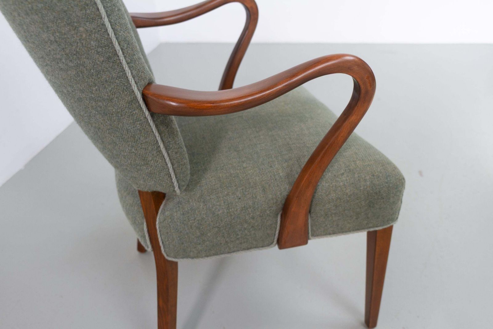 Danish Green Armchair By Alfred Christensen For Slagelse Møbelværk, 1940s. photo Furniture