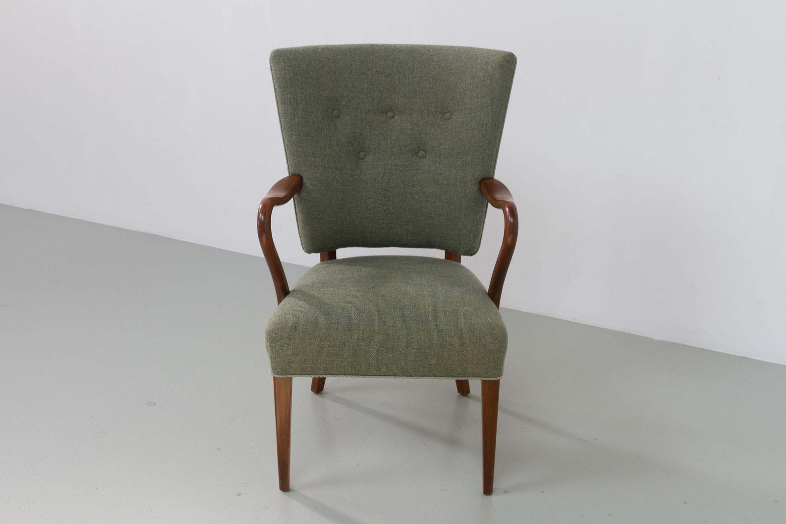 Danish Green Armchair By Alfred Christensen For Slagelse Møbelværk, 1940s. photo buy