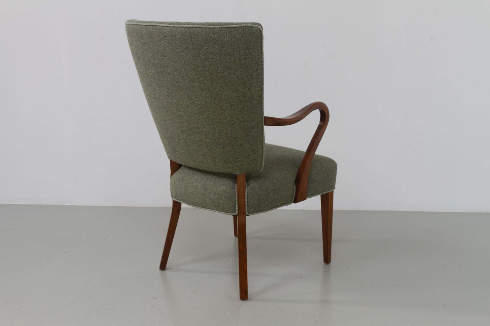 1114.0 Danish Green Armchair By Alfred Christensen For Slagelse Møbelværk, 1940s. photo
