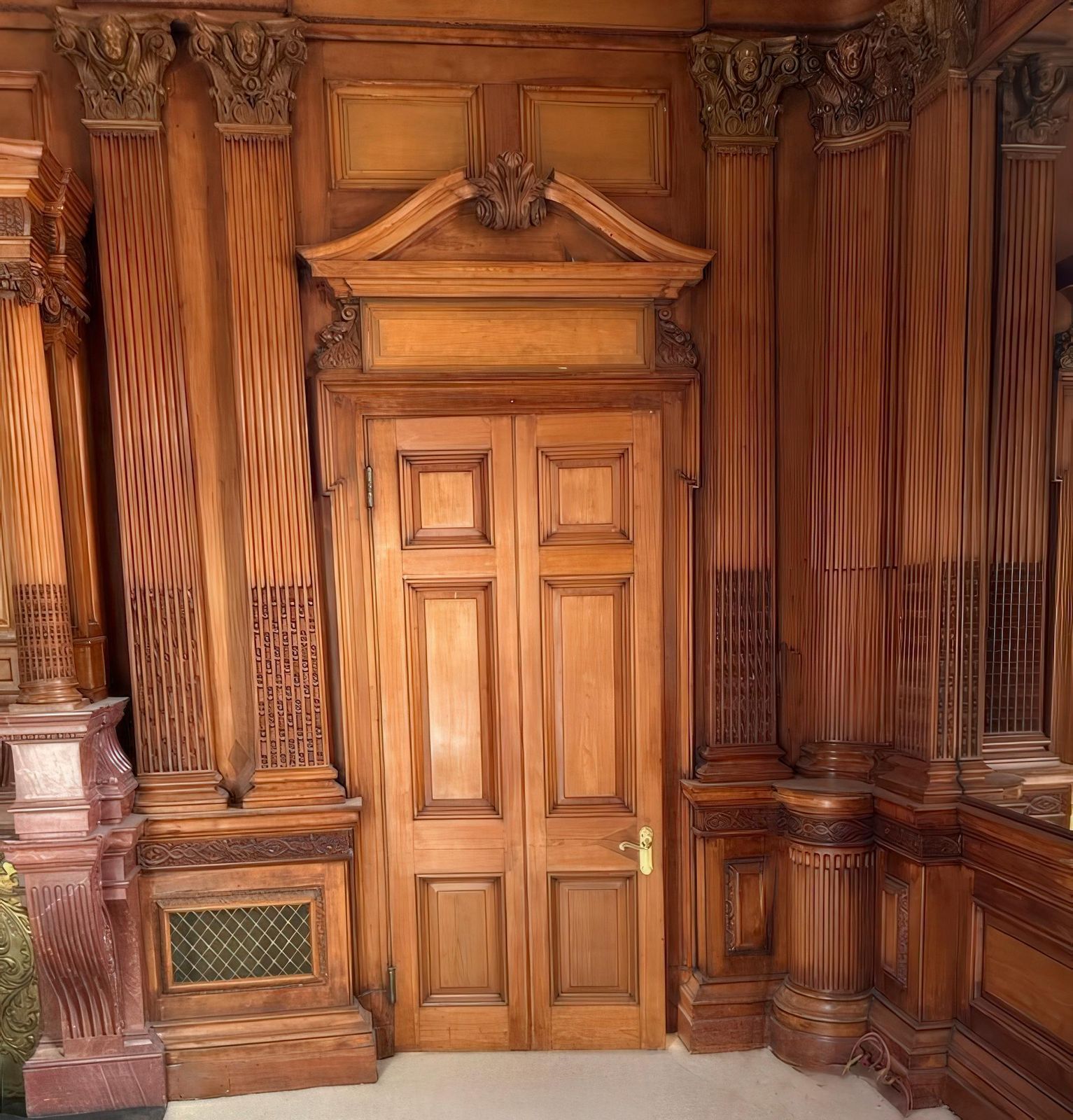 George Trollope & Sons Fireplace & Room, Paris Exhibition 1878 Gold Medal Winner photo Home Fixtures