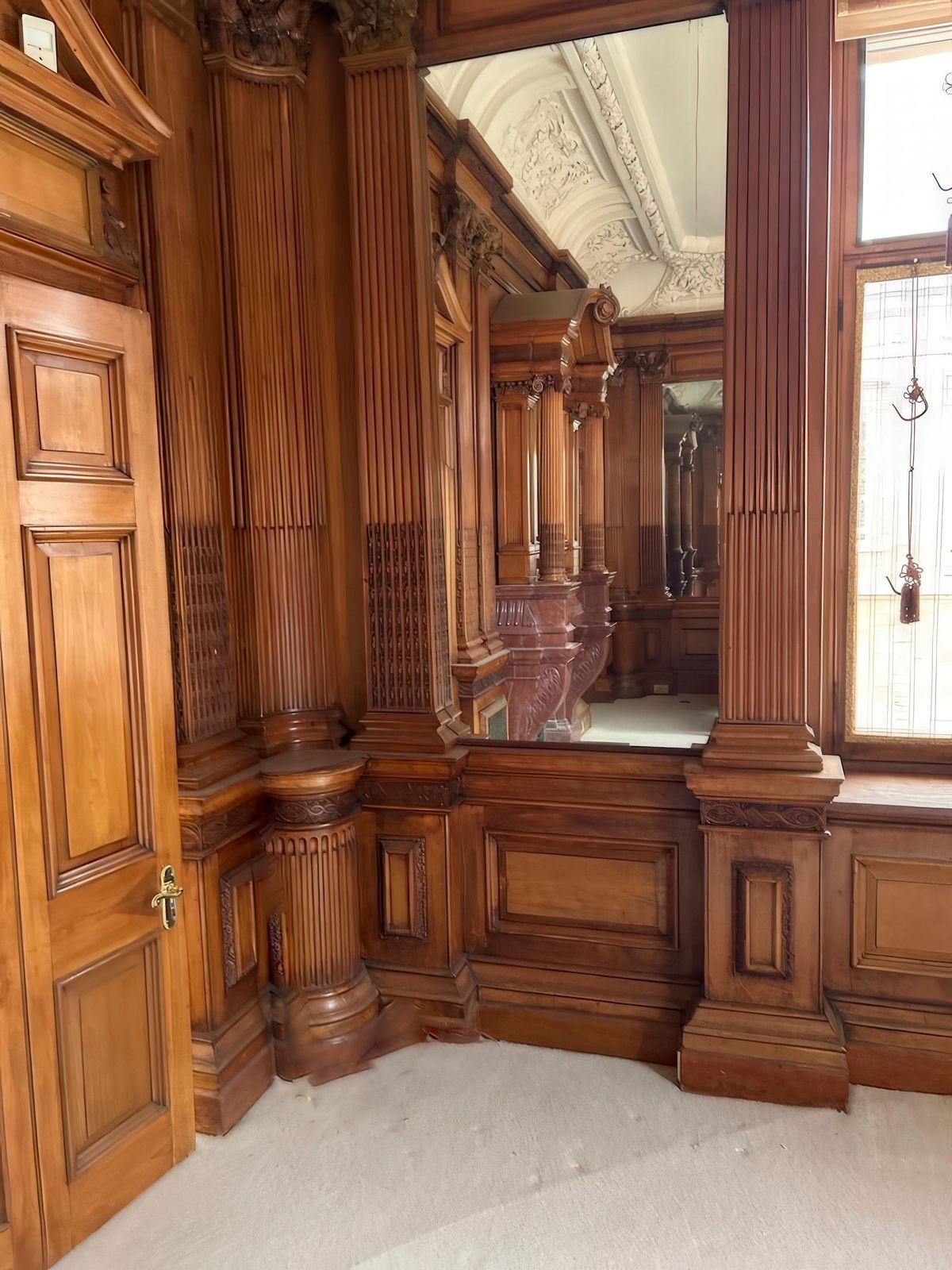 George Trollope & Sons Fireplace & Room, Paris Exhibition 1878 Gold Medal Winner photo vinterior