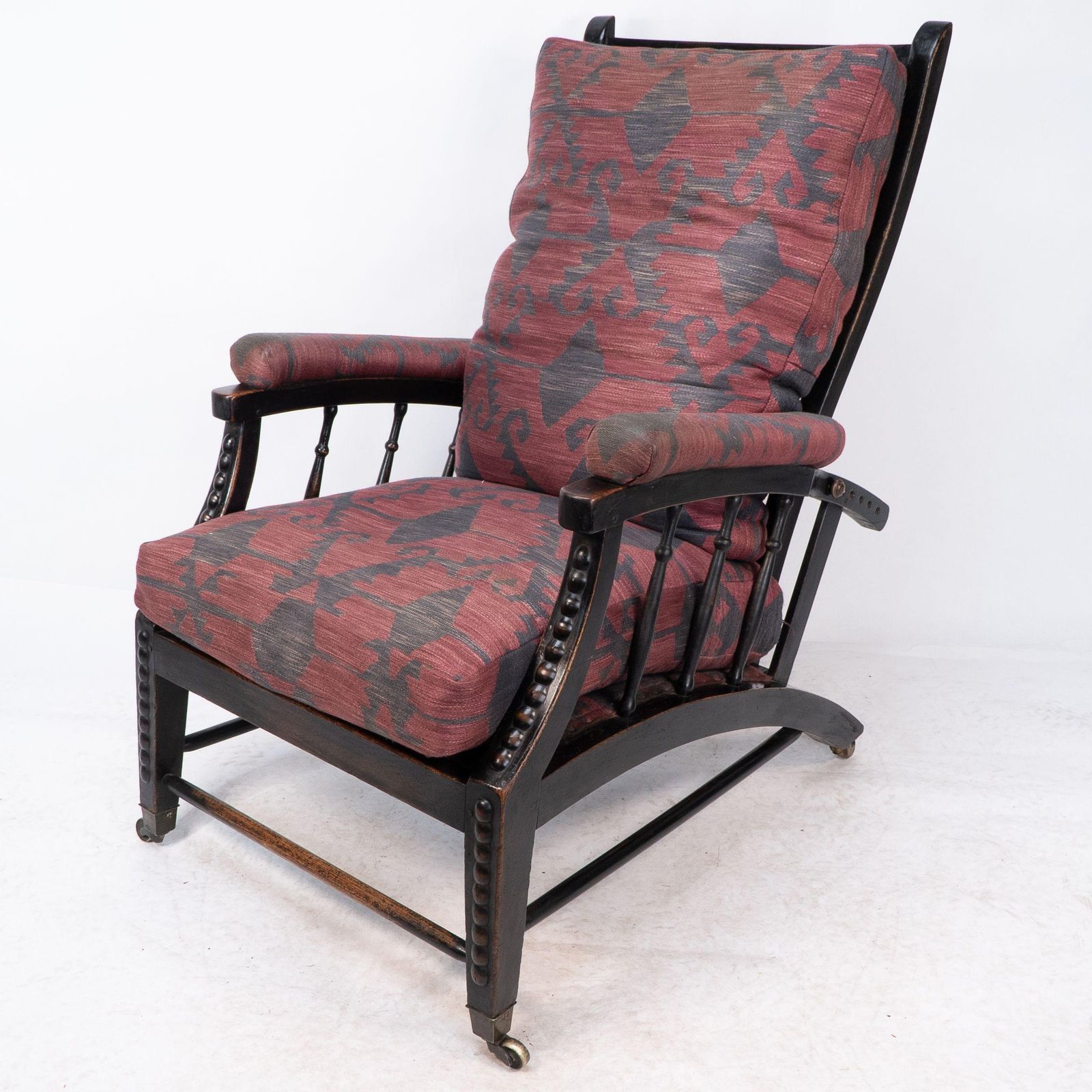 Morris & Co. Aesthetic Movement Oak Reclining Armchairs photo 36722.0