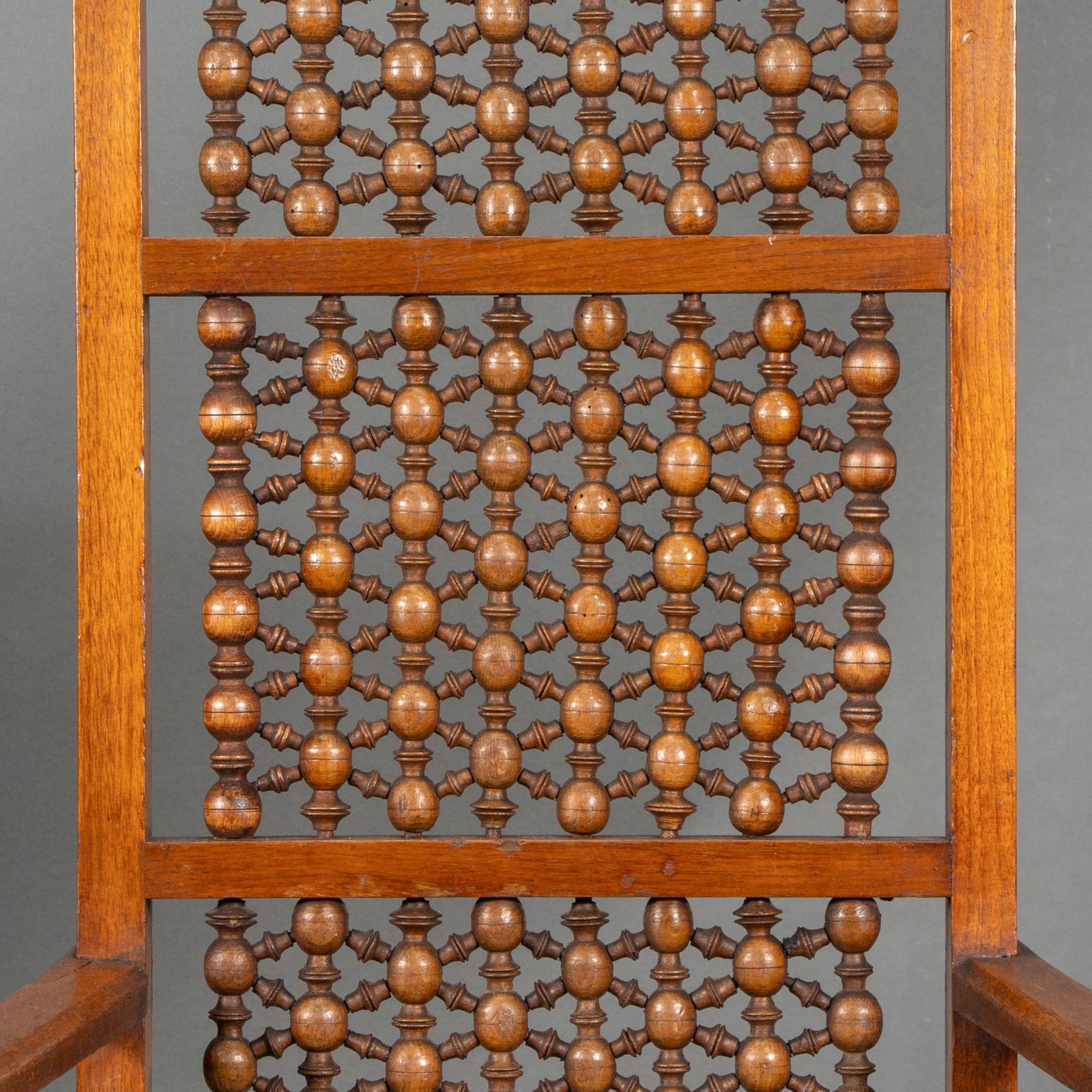photo buy DR C Dresser, Attributed. A Moorish Style Walnut Armchair