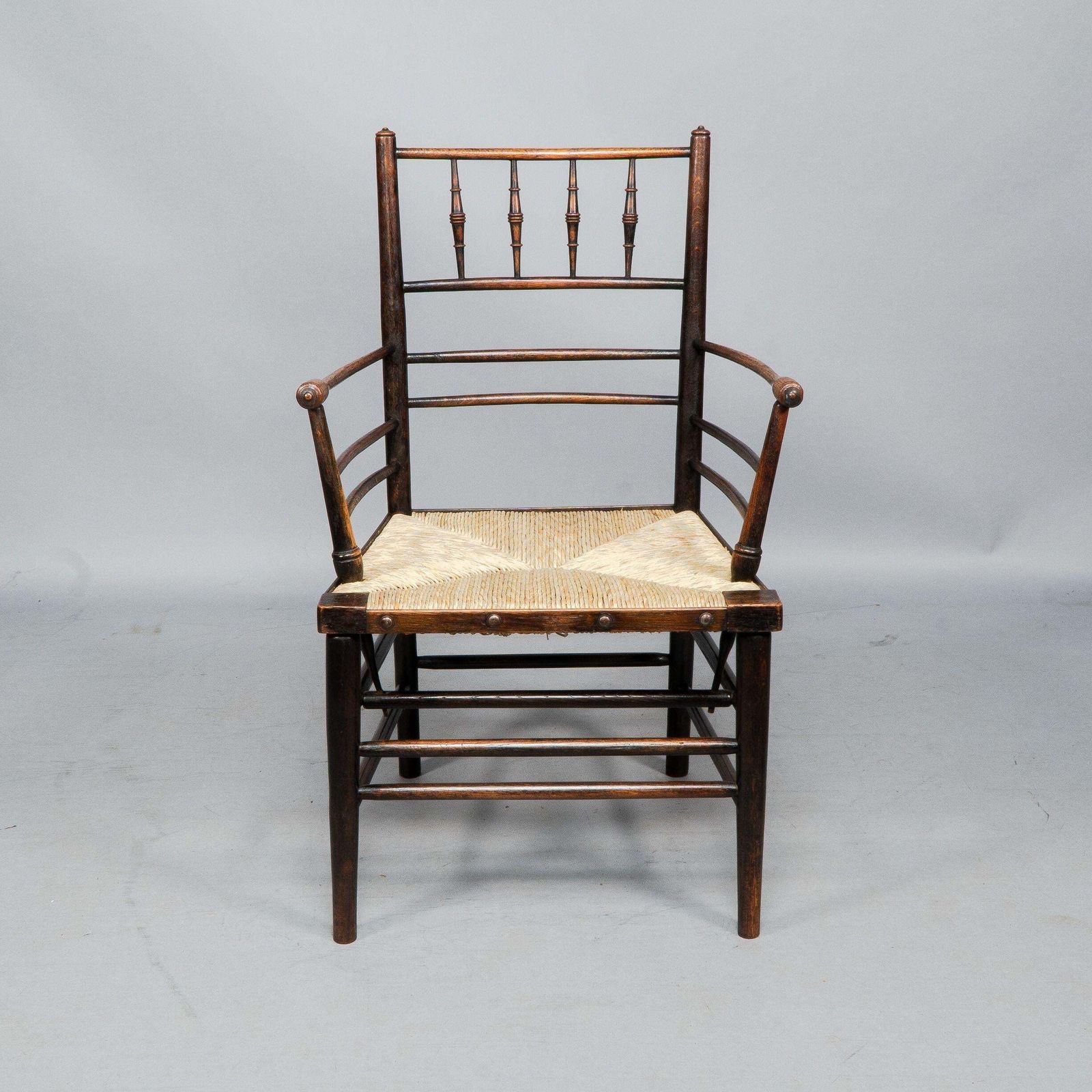 Attributed To Philip Webb Rare Pair Of Large Sussex Armchairs, Fully Restored photo Furniture