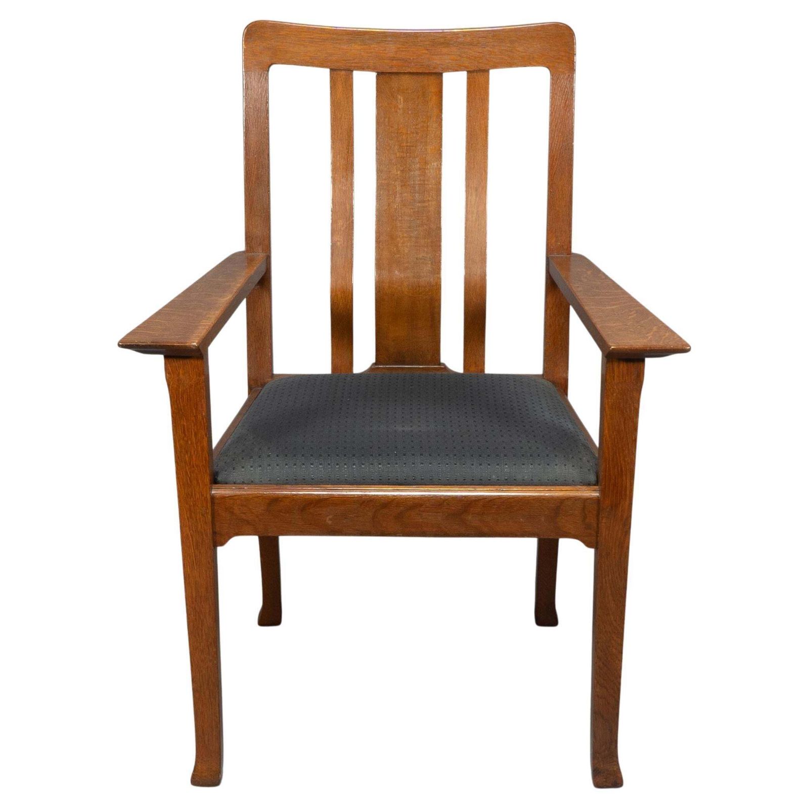 C R Ashbee For The Guild Of Handicraft. A Rare Arts And Crafts Oak Armchair