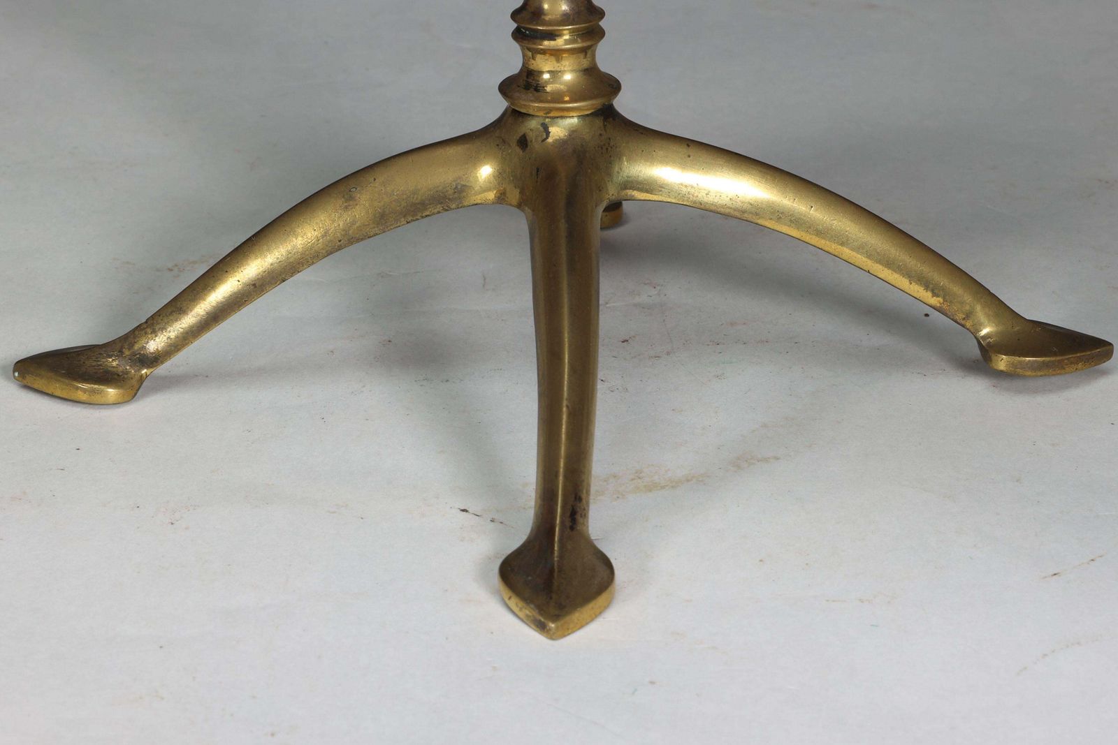 photo for sale Was Benson. An Arts And Crafts Four Leg Table Oil Lamp Converted To Electricity