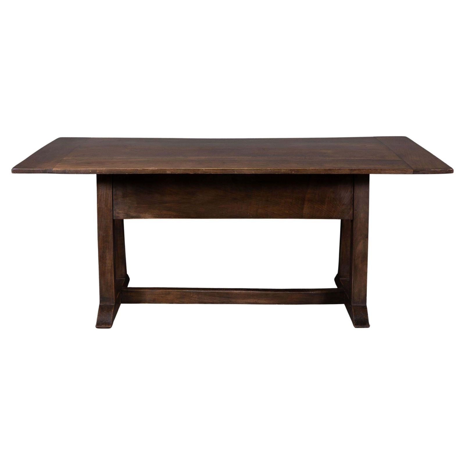 M H Baillie Scott By John P White. A Rare Arts And Crafts Oak Dining Table photo furniture