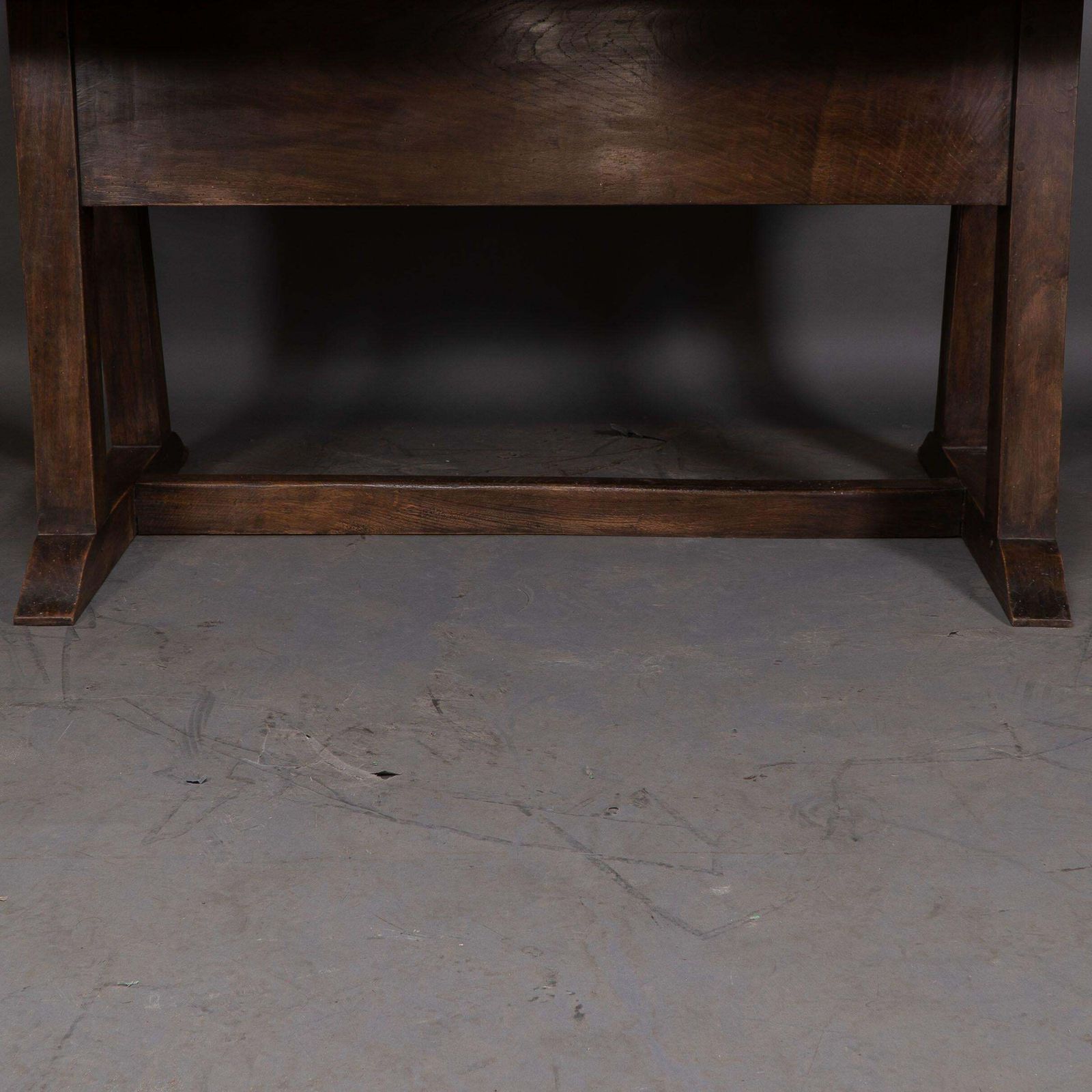 M H Baillie Scott By John P White. A Rare Arts And Crafts Oak Dining Table photo vintage