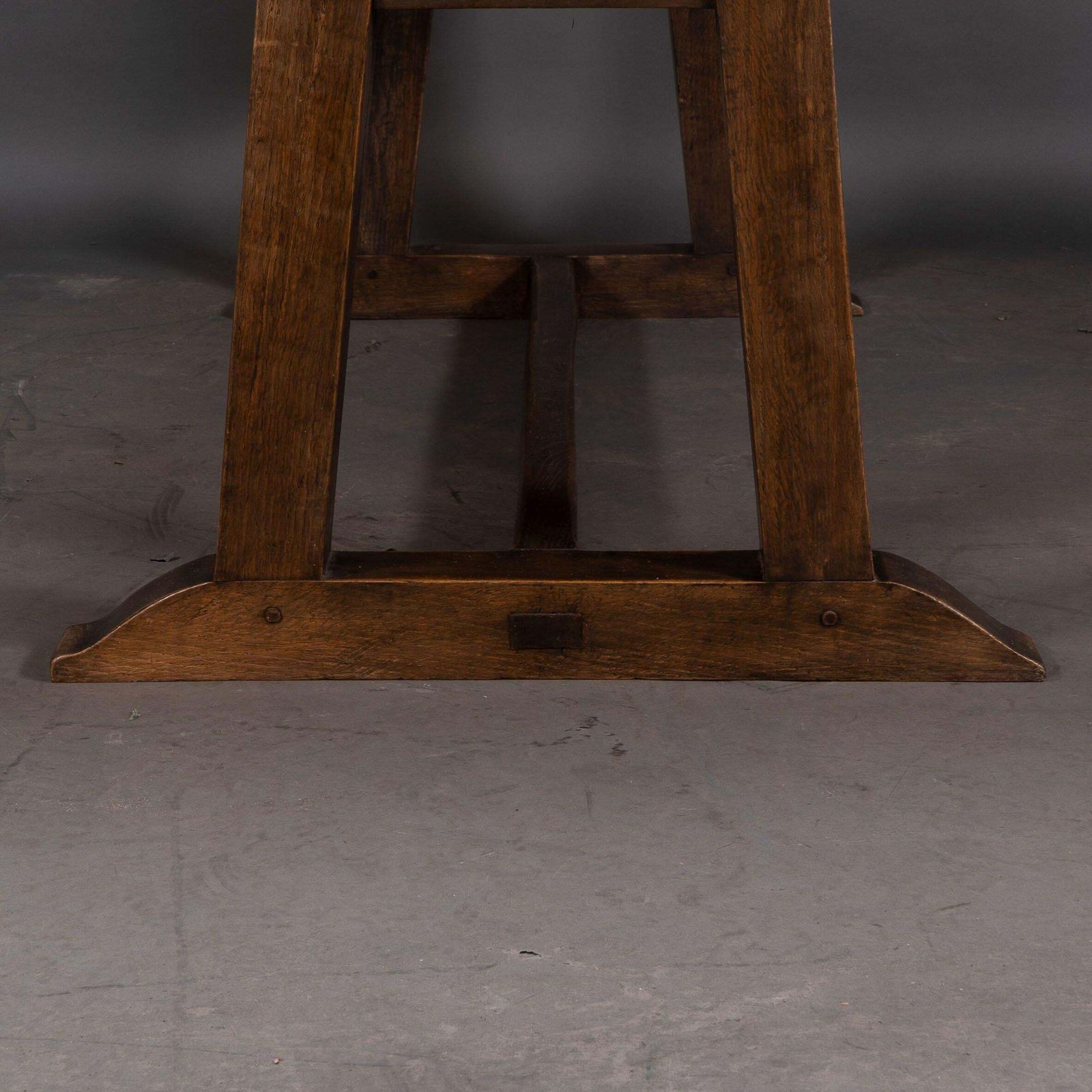 28562.0 M H Baillie Scott By John P White. A Rare Arts And Crafts Oak Dining Table photo