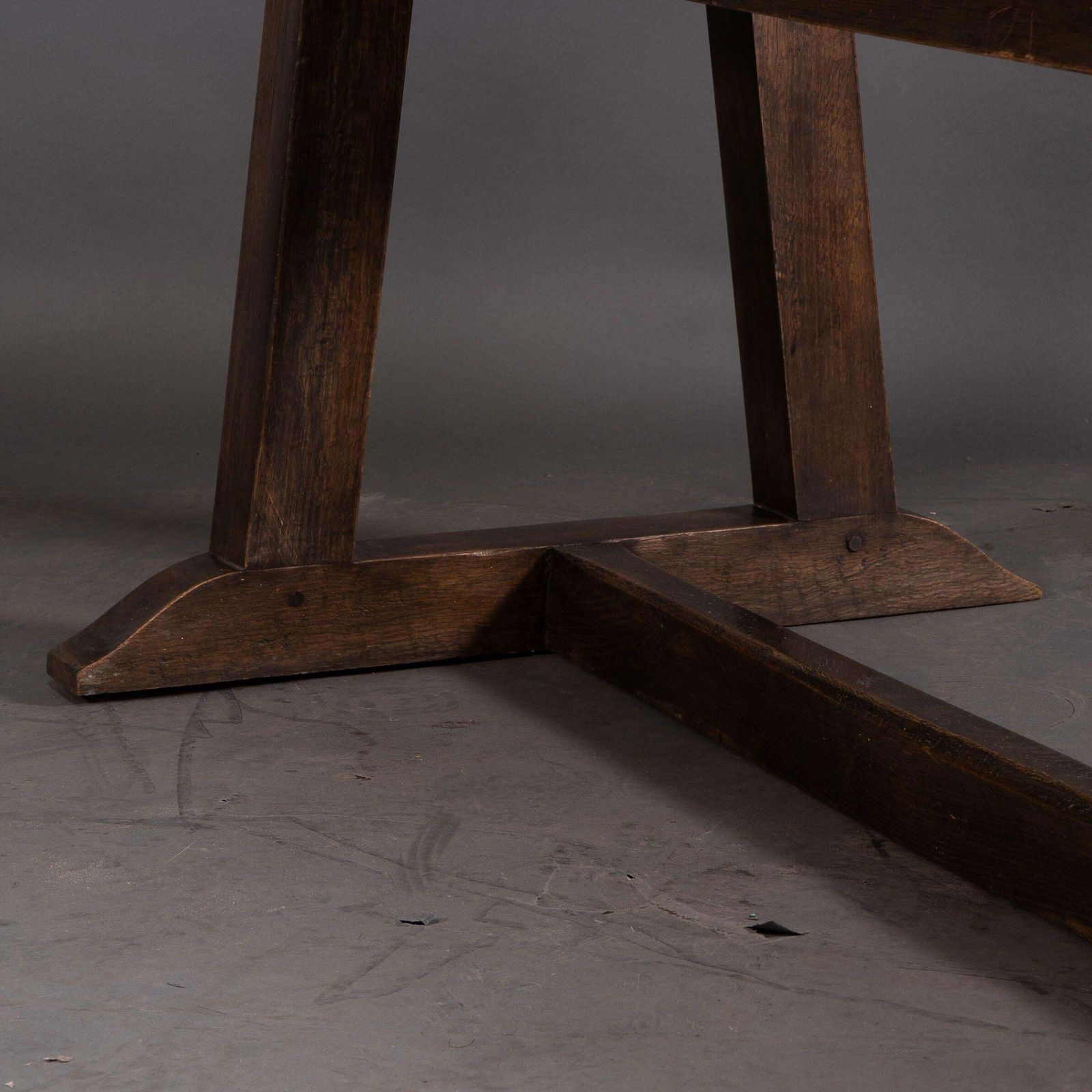 photo buy M H Baillie Scott By John P White. A Rare Arts And Crafts Oak Dining Table