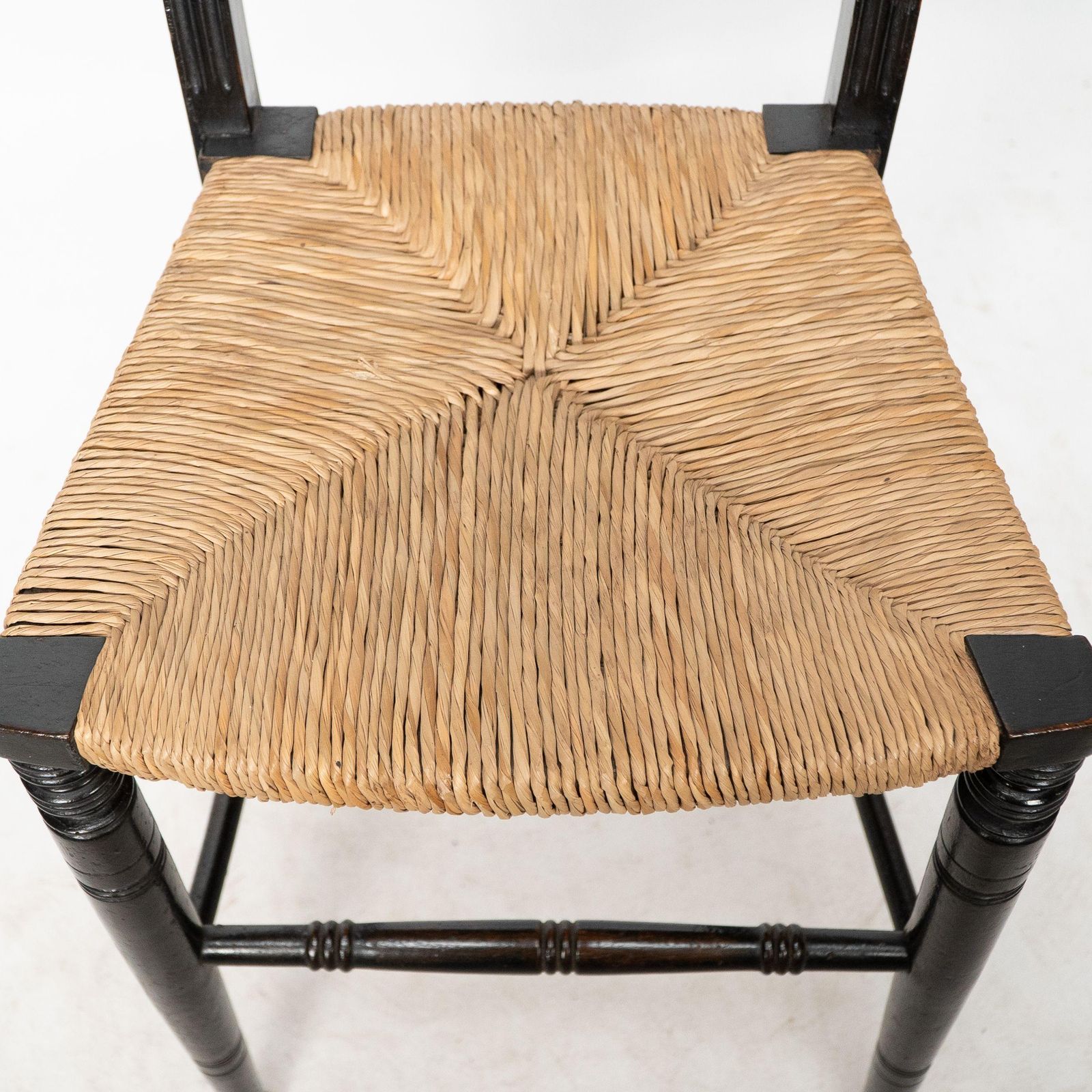 photo furniture Collier & Plucknett Attri. Godwin Style. Aesthetic Movement Ebonized Music Chair
