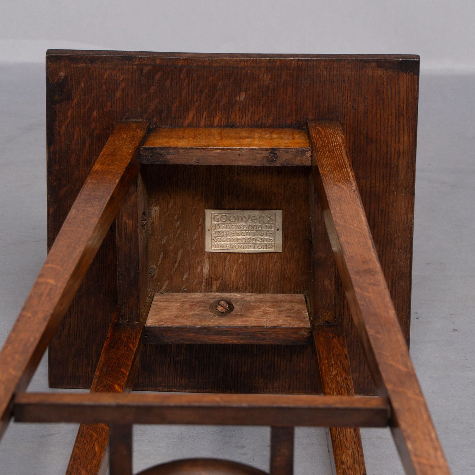 photo buy A Rare Pair Of Arts & Crafts Oak Plant Stands With Square Tops And Tapering Legs
