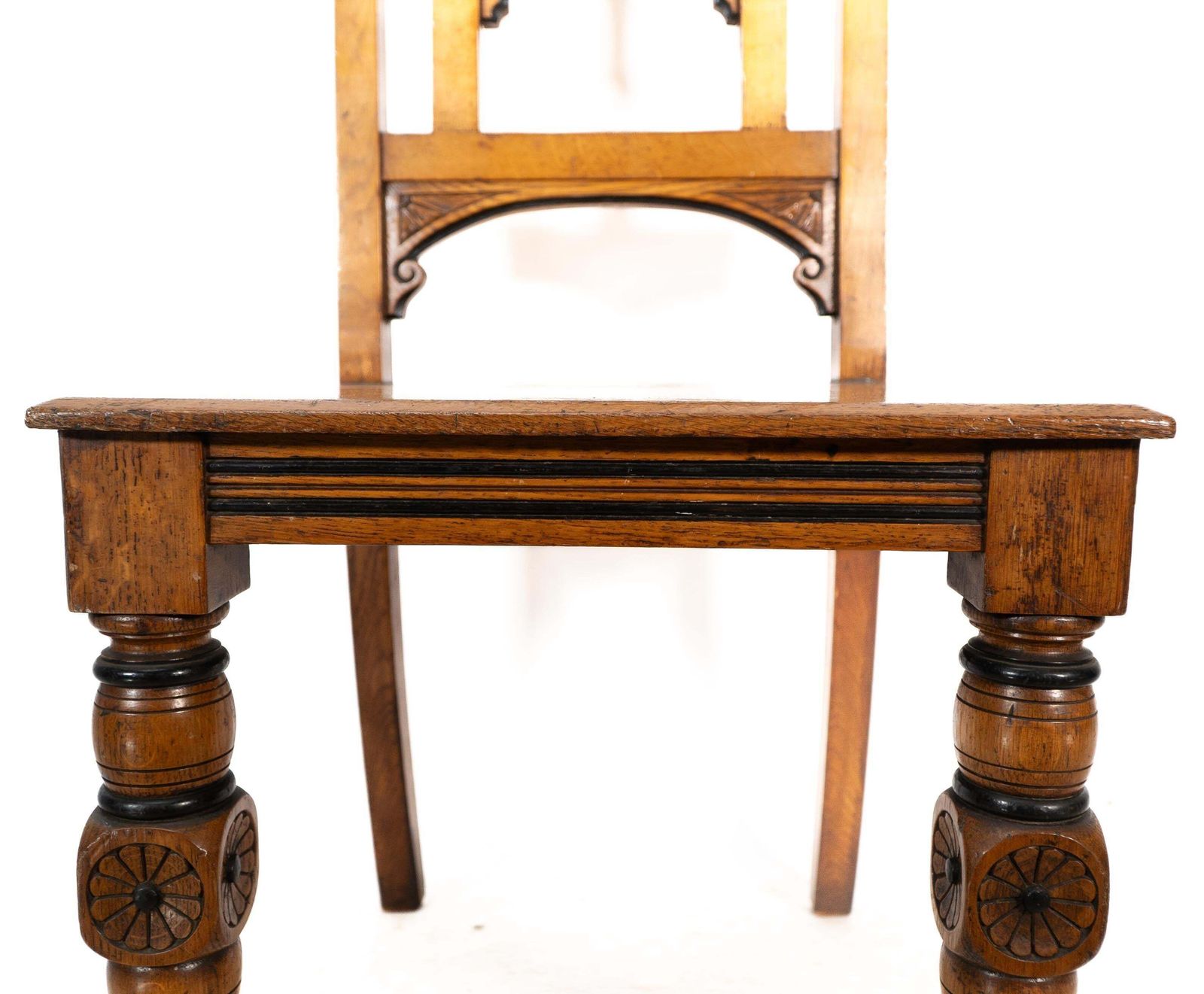 photo for sale Alfred Waterhouse Attributed For James Lamb. A Gothic Revival Oak Hall Chair