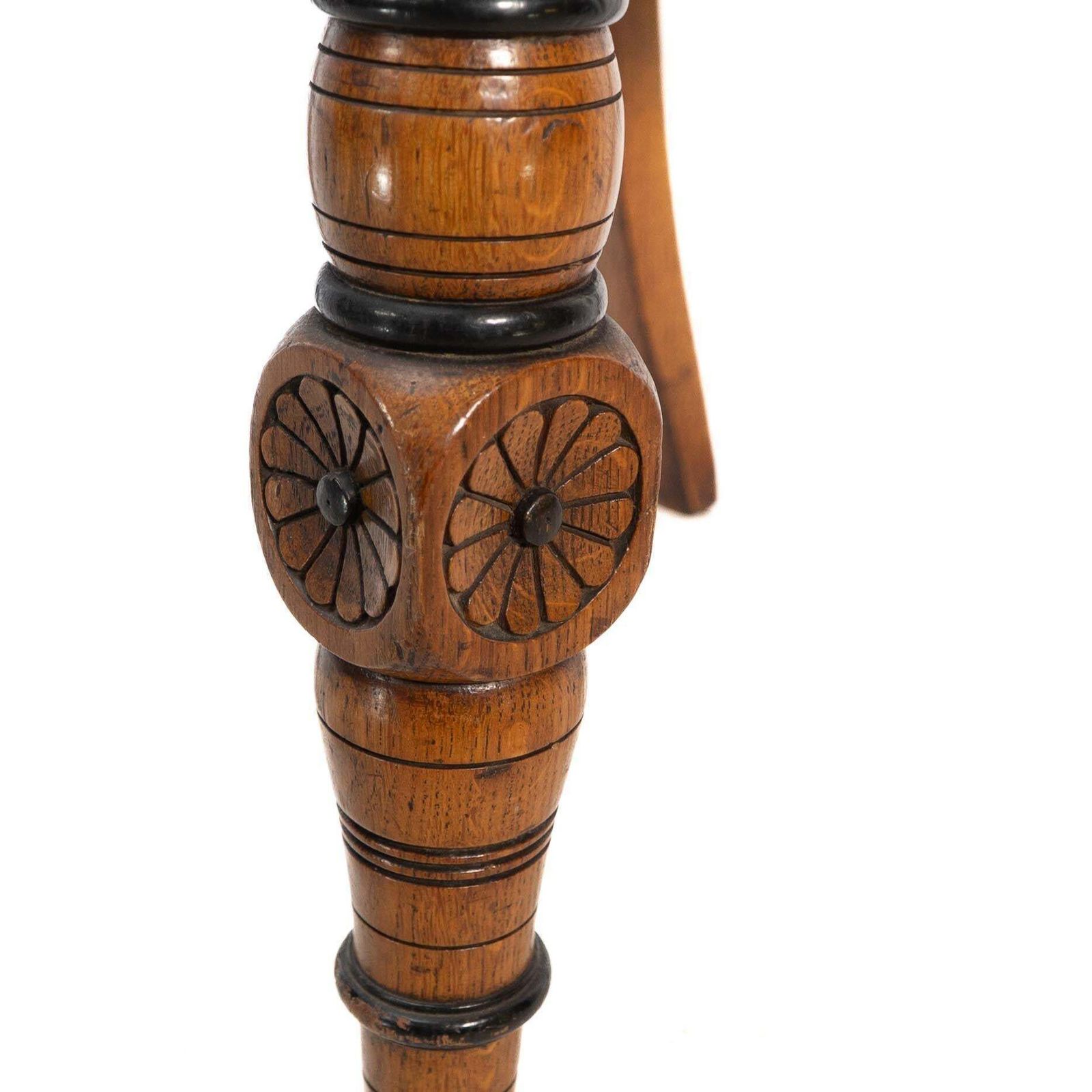 Furniture Alfred Waterhouse Attributed For James Lamb. A Gothic Revival Oak Hall Chair photo