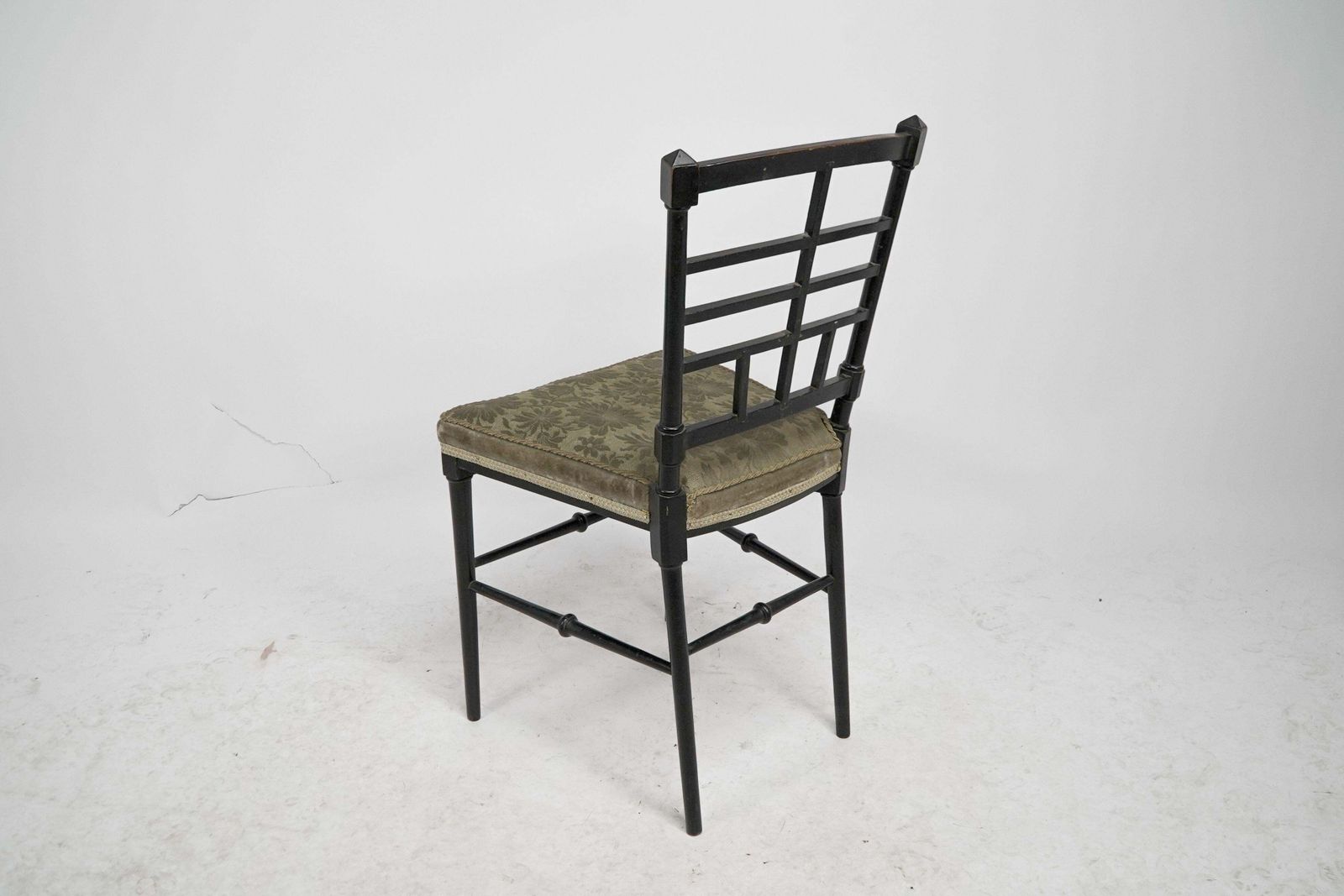 J. Plucknett Attri. Collier & Plucknett Prob. Anglo Japanese Ebonized Side Chair photo 1786.0