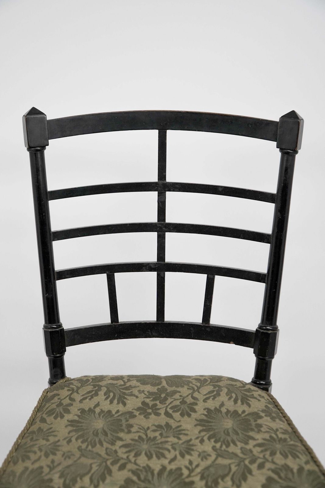 1786.0 J. Plucknett Attri. Collier & Plucknett Prob. Anglo Japanese Ebonized Side Chair photo