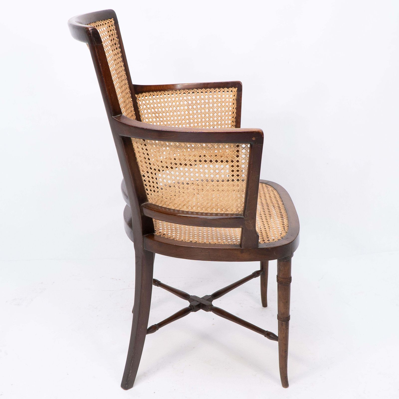 An Anglo Japanese Cane Work Armchair photo 2040.0