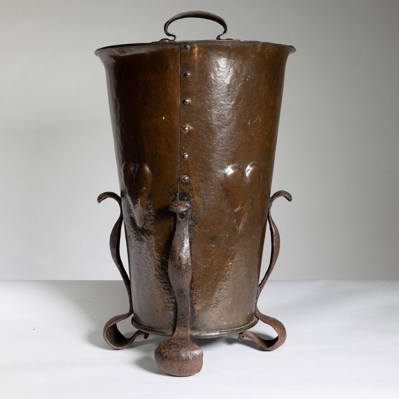 An Arts And Crafts Brass Coal Bucket photo Home Fixtures
