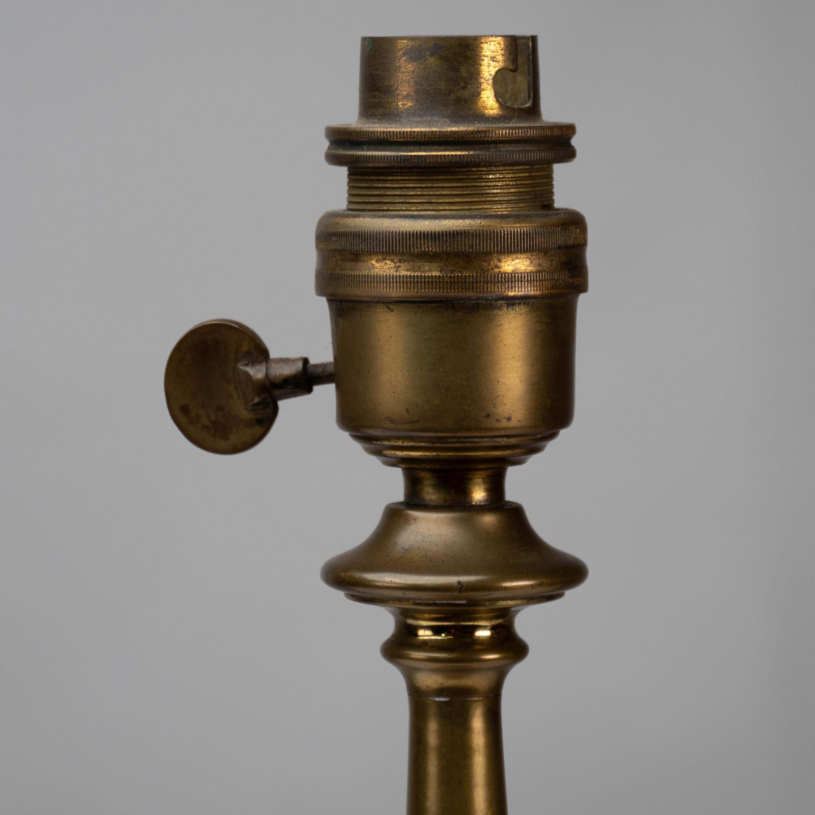 photo for sale An Arts And Crafts Brass Table Lamp In The Style Of C F A Voysey