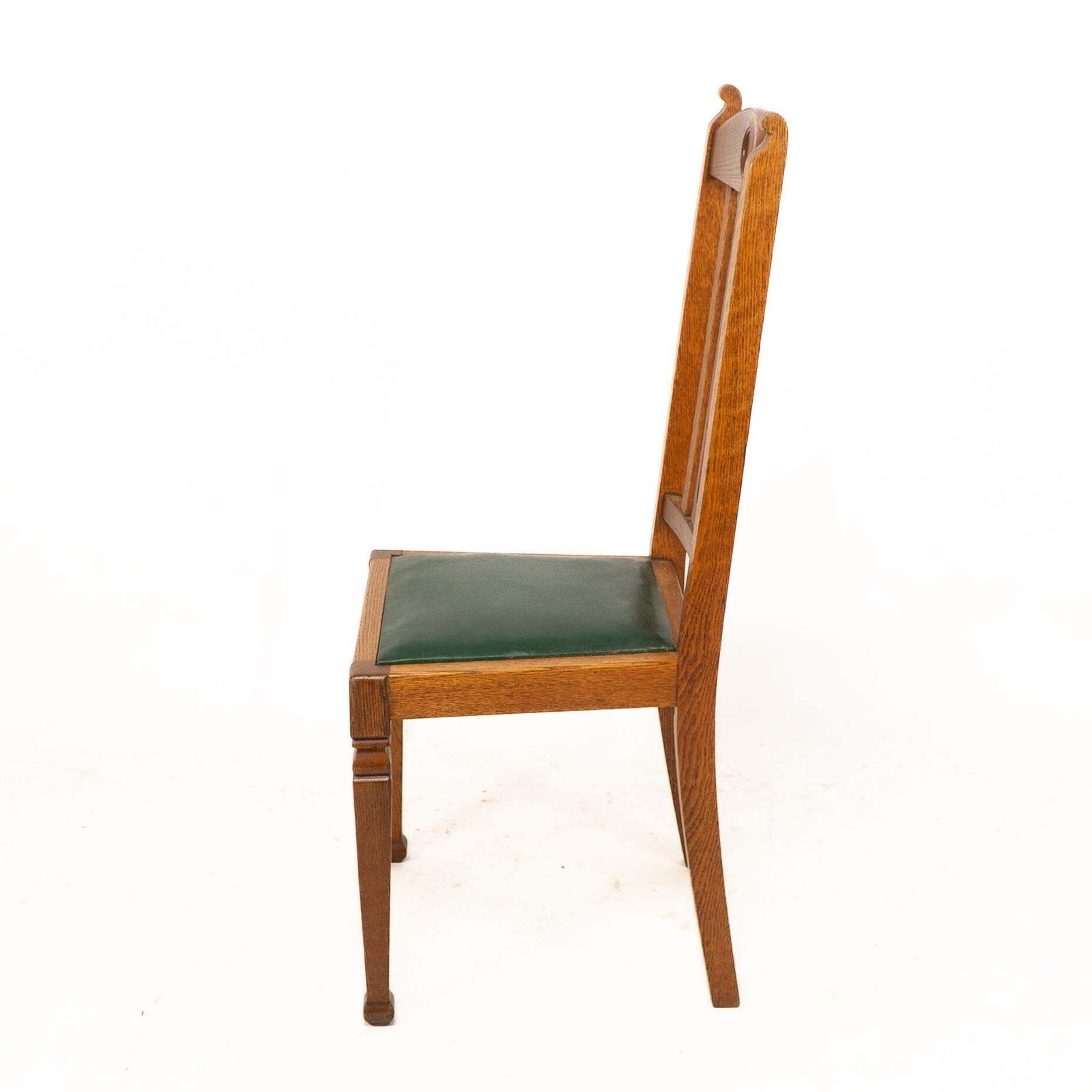 Shapland And Petter. A Set Of Four Arts And Crafts Oak Dining Chairs photo buy