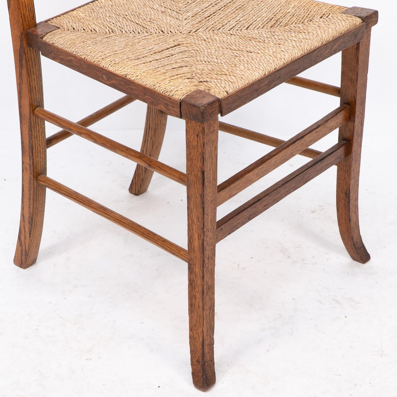 E A Taylor Attri For Wylie & Lochhead. An Arts & Crafts Side Or Bedroom Chair photo vintage