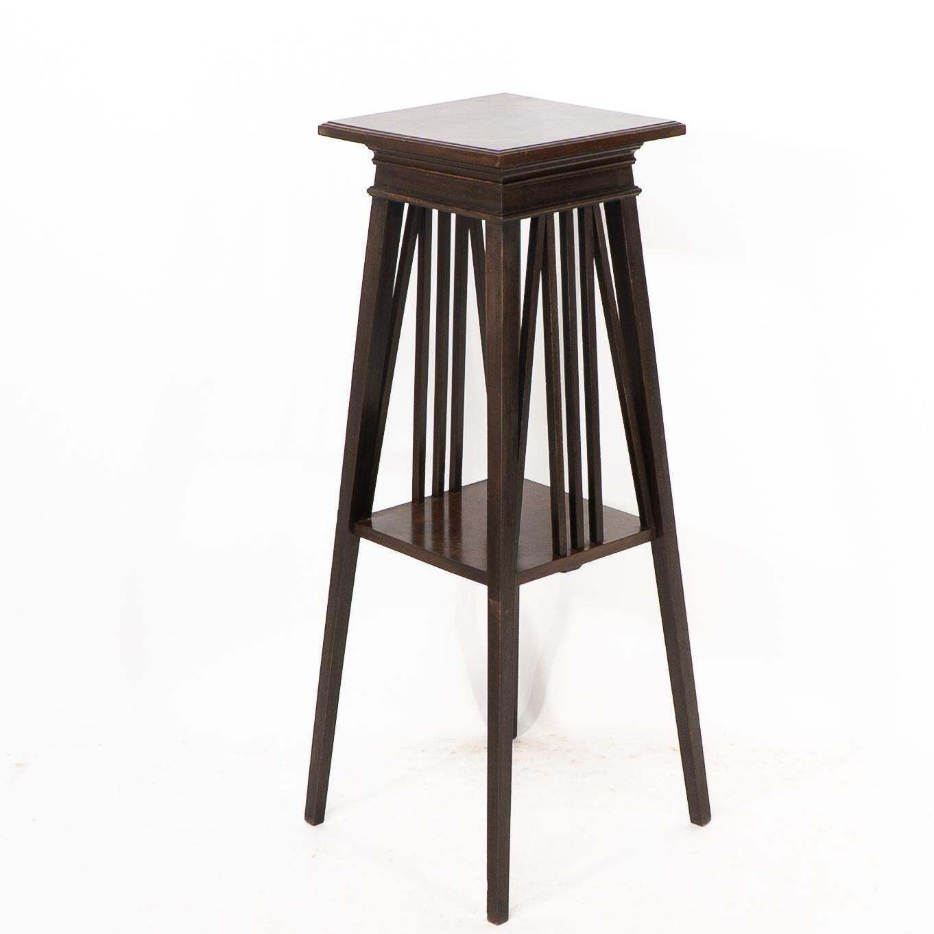 Liberty & Co In The Style Of E W Godwin. An Anglo Japanese Two Tier Plant Stand photo vintage