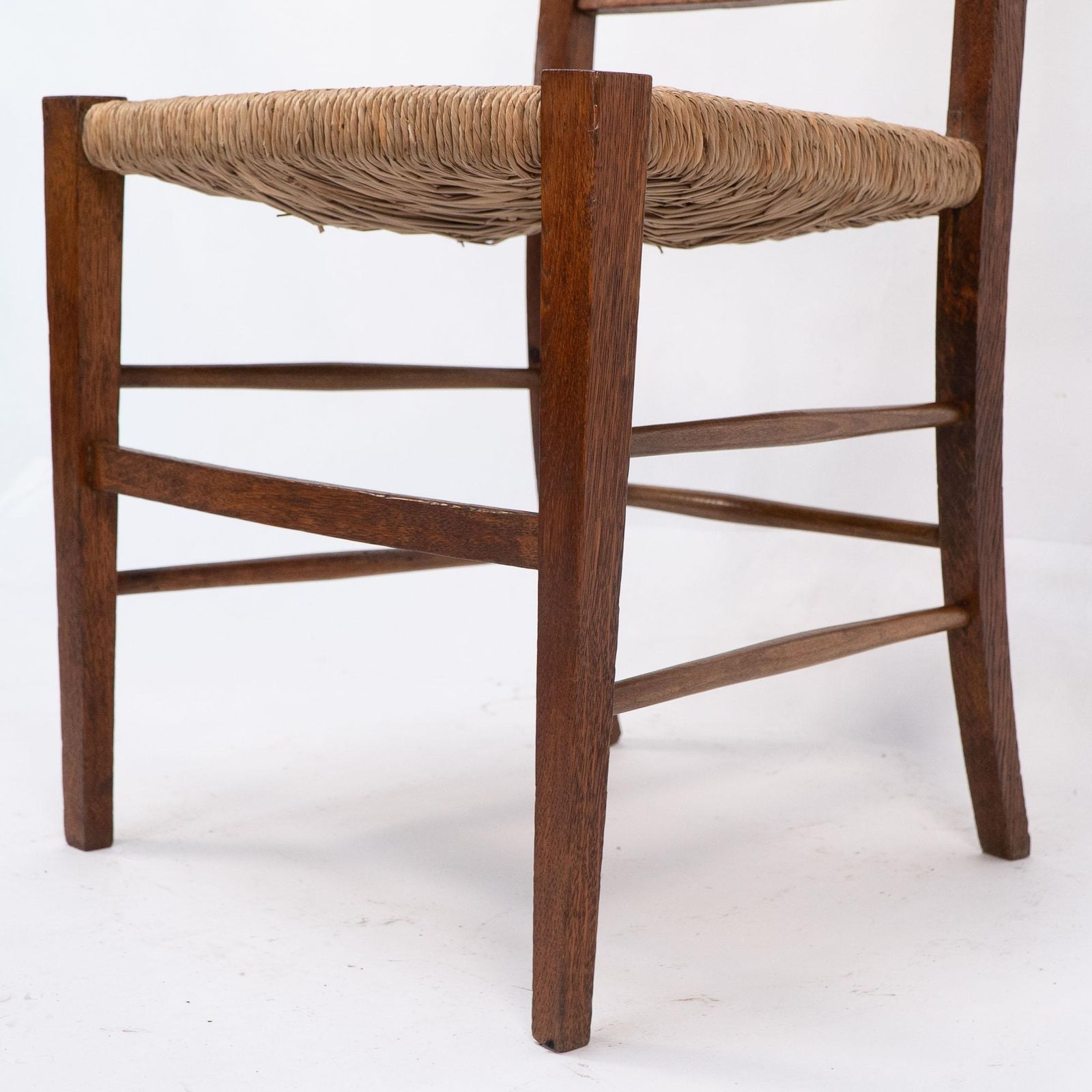 1836.0 Wylie And Lochhead (Attributed). A Pair Of Rush Seated Side Or Bedroom Chairs photo