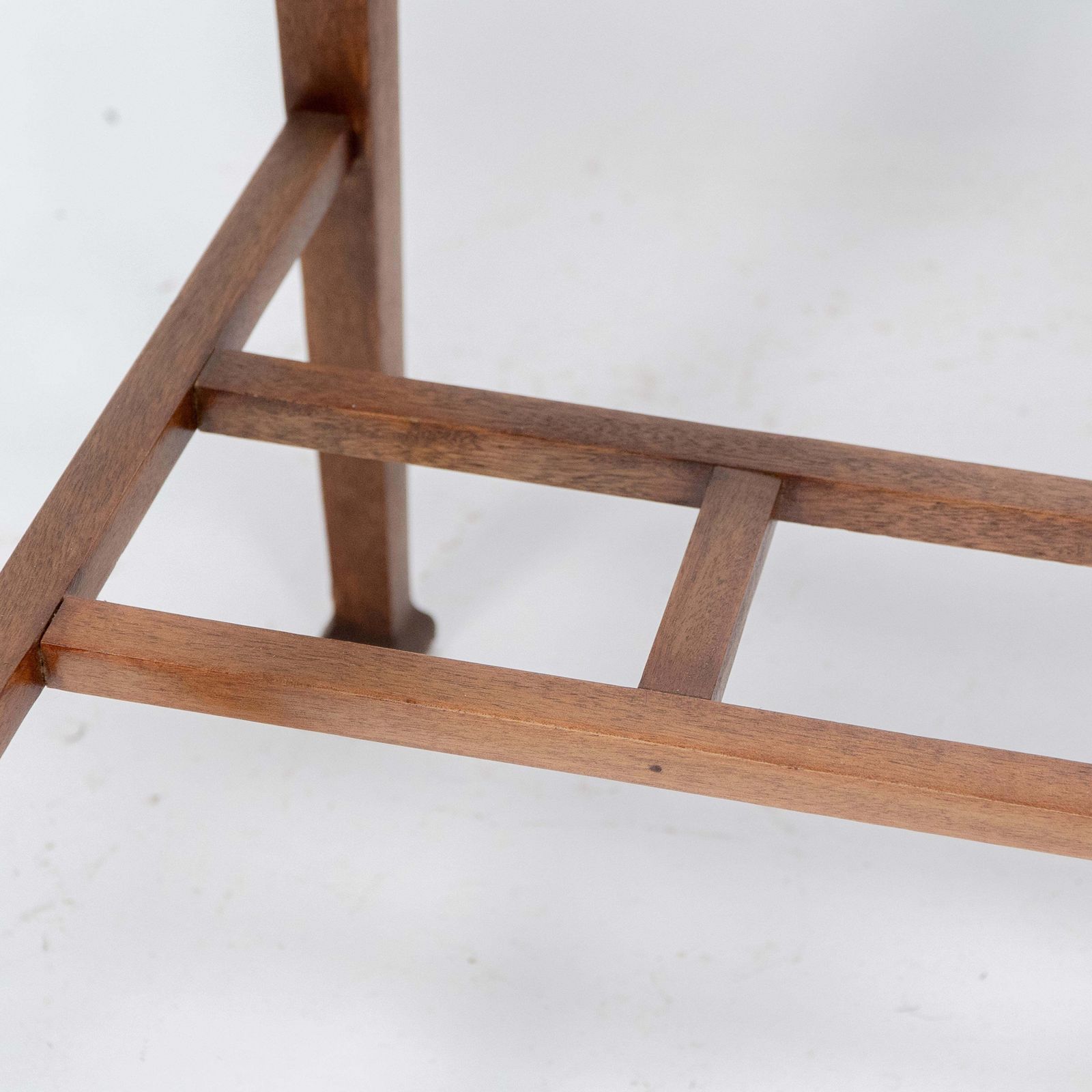 photo vinterior An Arts & Crafts Glasgow School Walnut Side Table W. Moulded Subtly Curving Edge