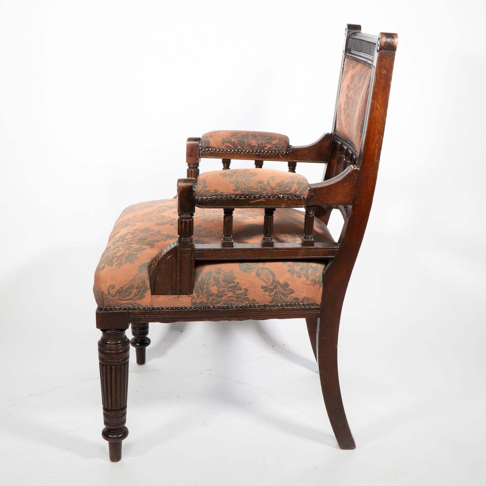 George Faulkner Armitage (Attributed). An Aesthetic Movement Mahogany Armchair photo for sale