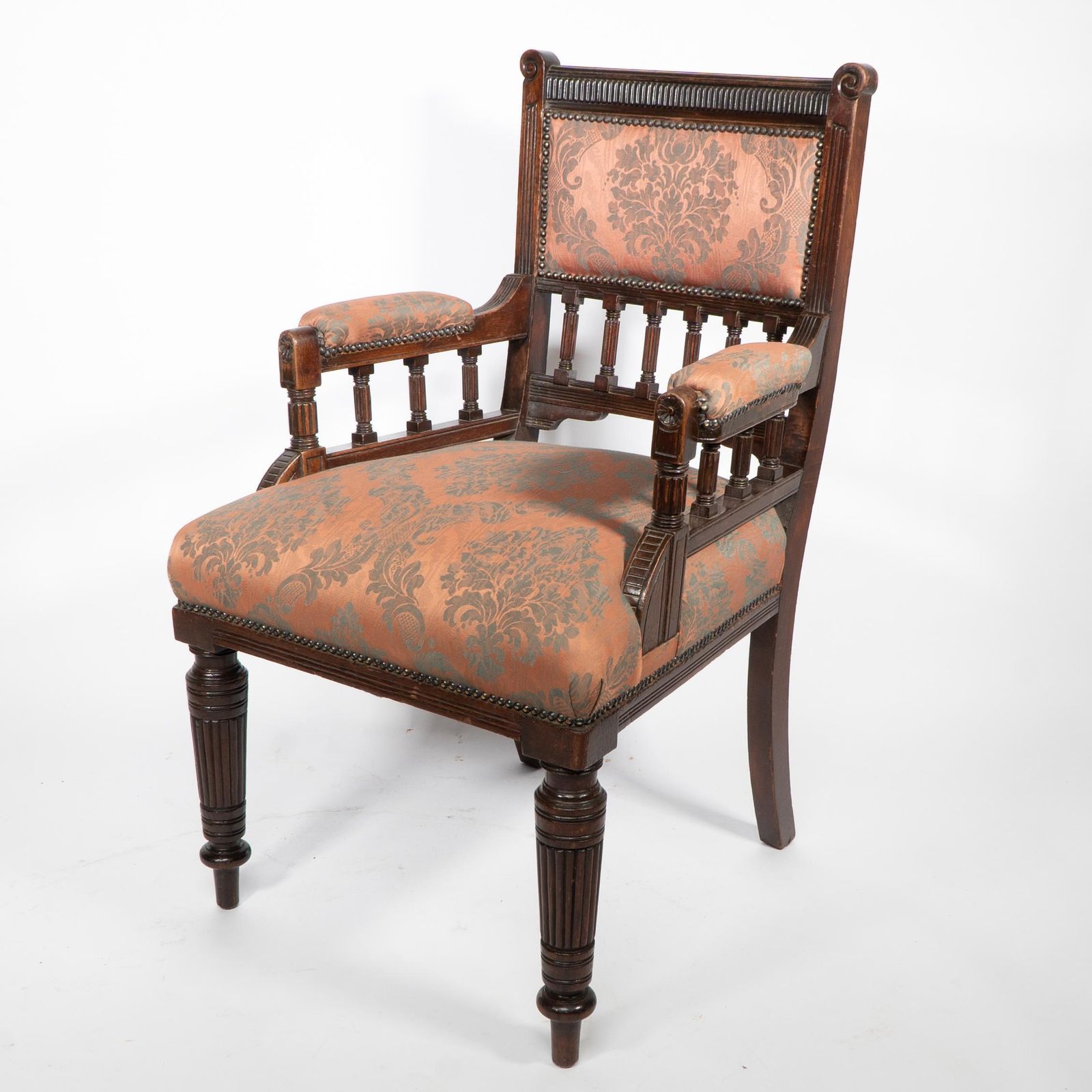 George Faulkner Armitage (Attributed). An Aesthetic Movement Mahogany Armchair photo Furniture