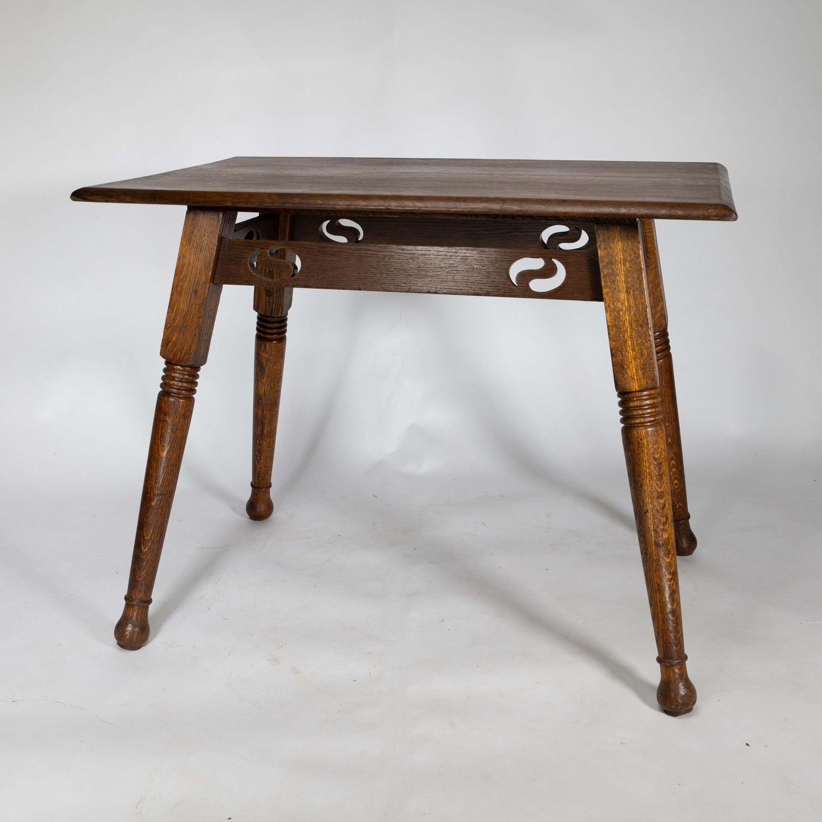 photo furniture William Birch. A Large Arts And Crafts Oak Side Table