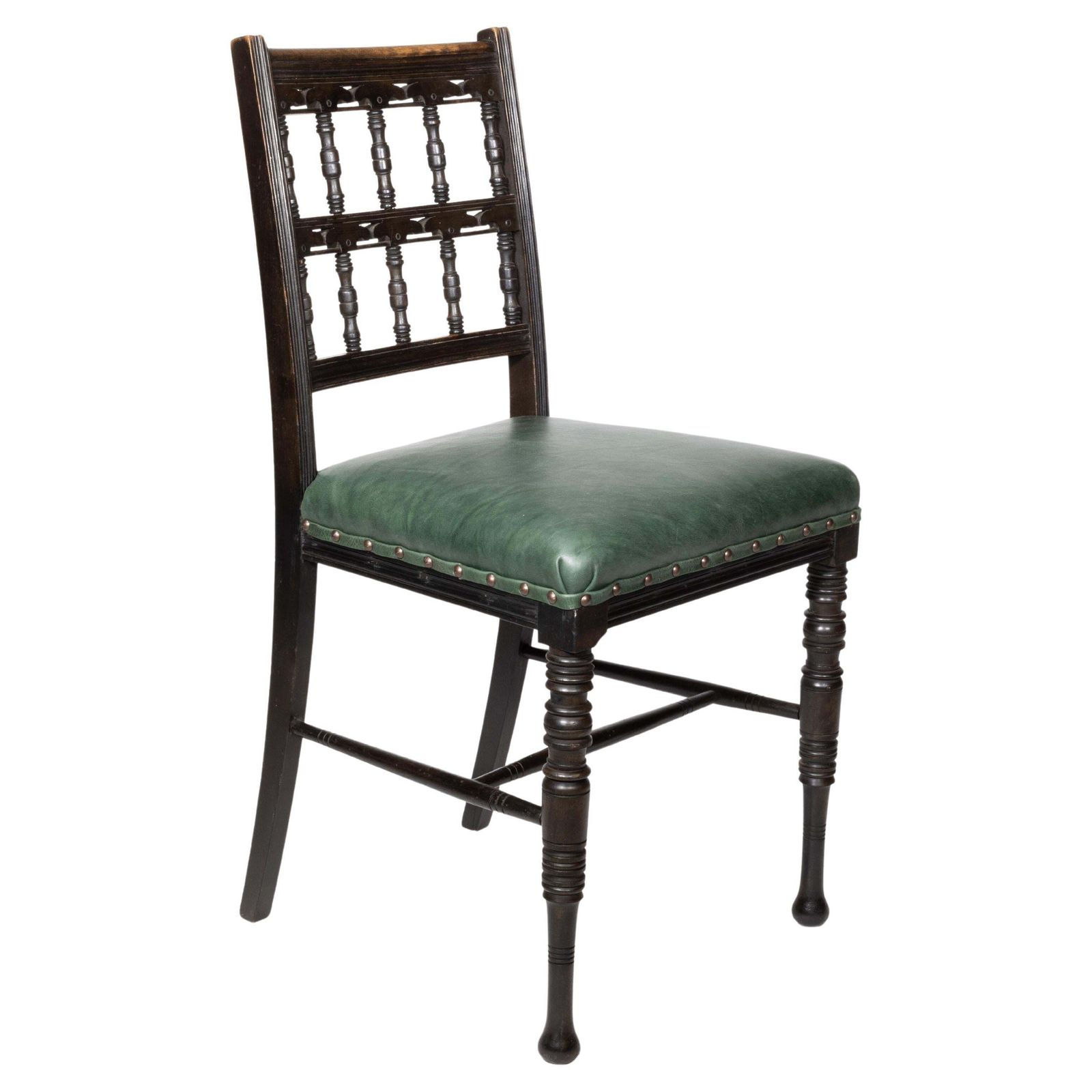 Bruce Talbert Probably For Gillows. An Aesthetic Movement Walnut Side Chair