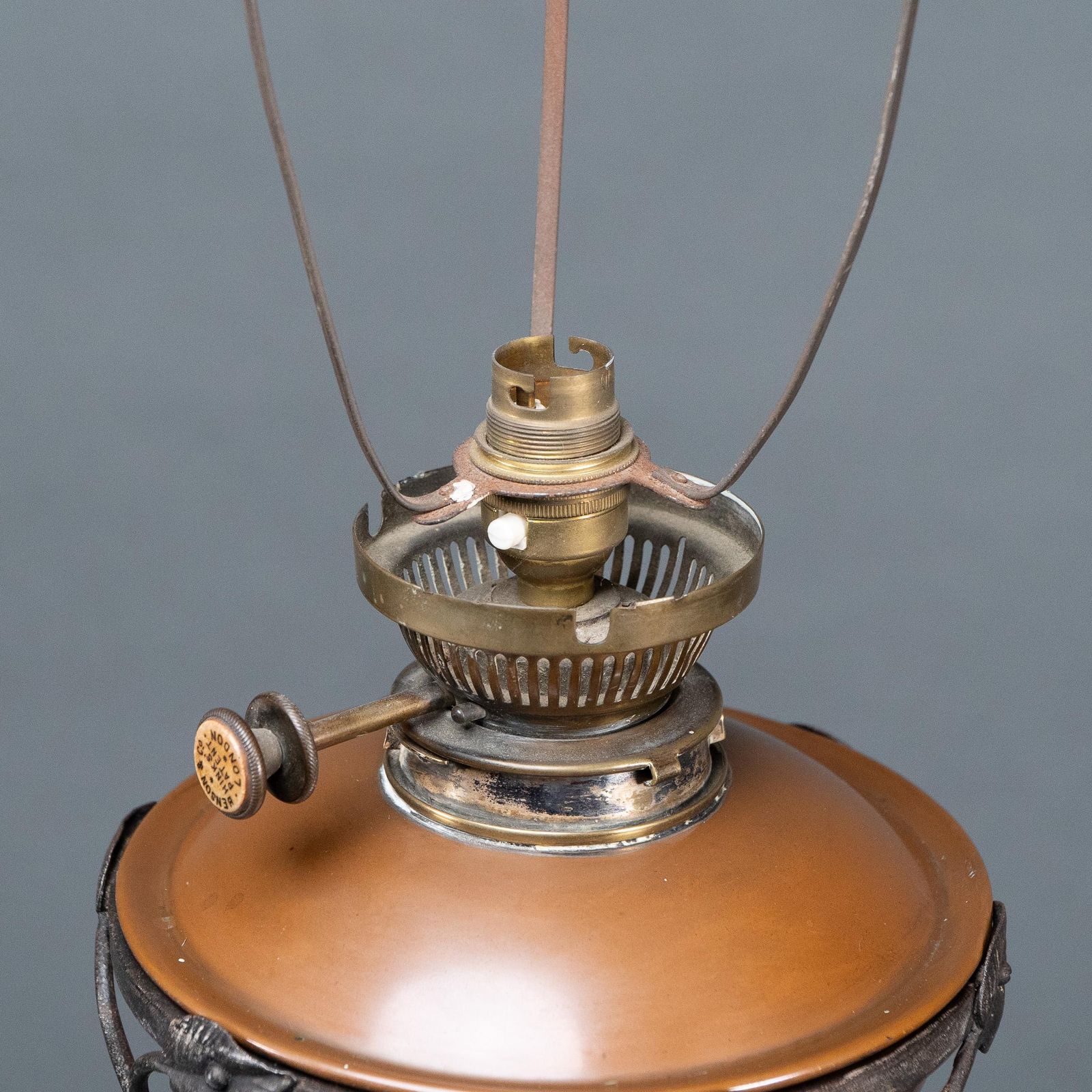 Lighting Was Benson. An Extremely Rare Arts & Crafts Iron Telescopic Standard Floor Lamp photo