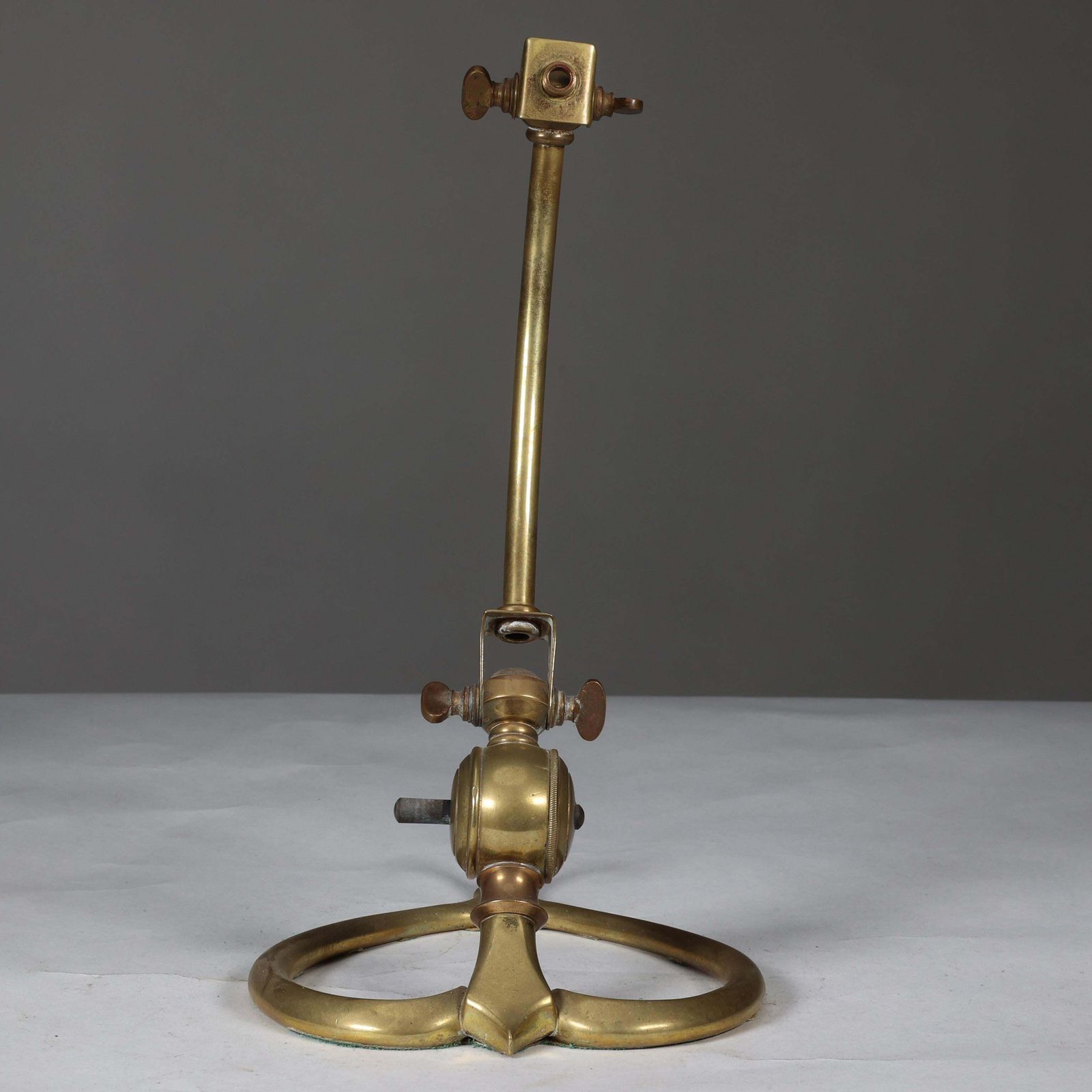 photo furniture Was Benson. A Pair Of Arts & Crafts Brass Table Lamps With Heart Shaped Bases
