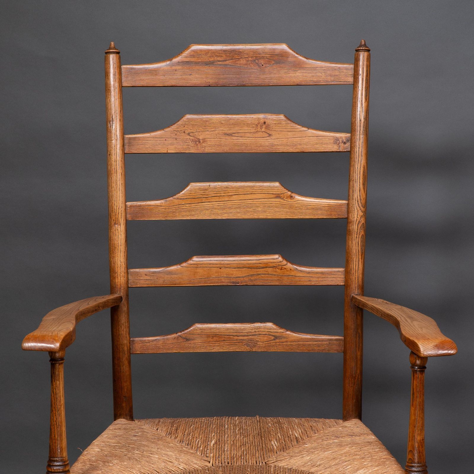 Philip Clissett A Fine Set Of Four Early Arts & Crafts Ash Ladder Back Armchairs photo vintage
