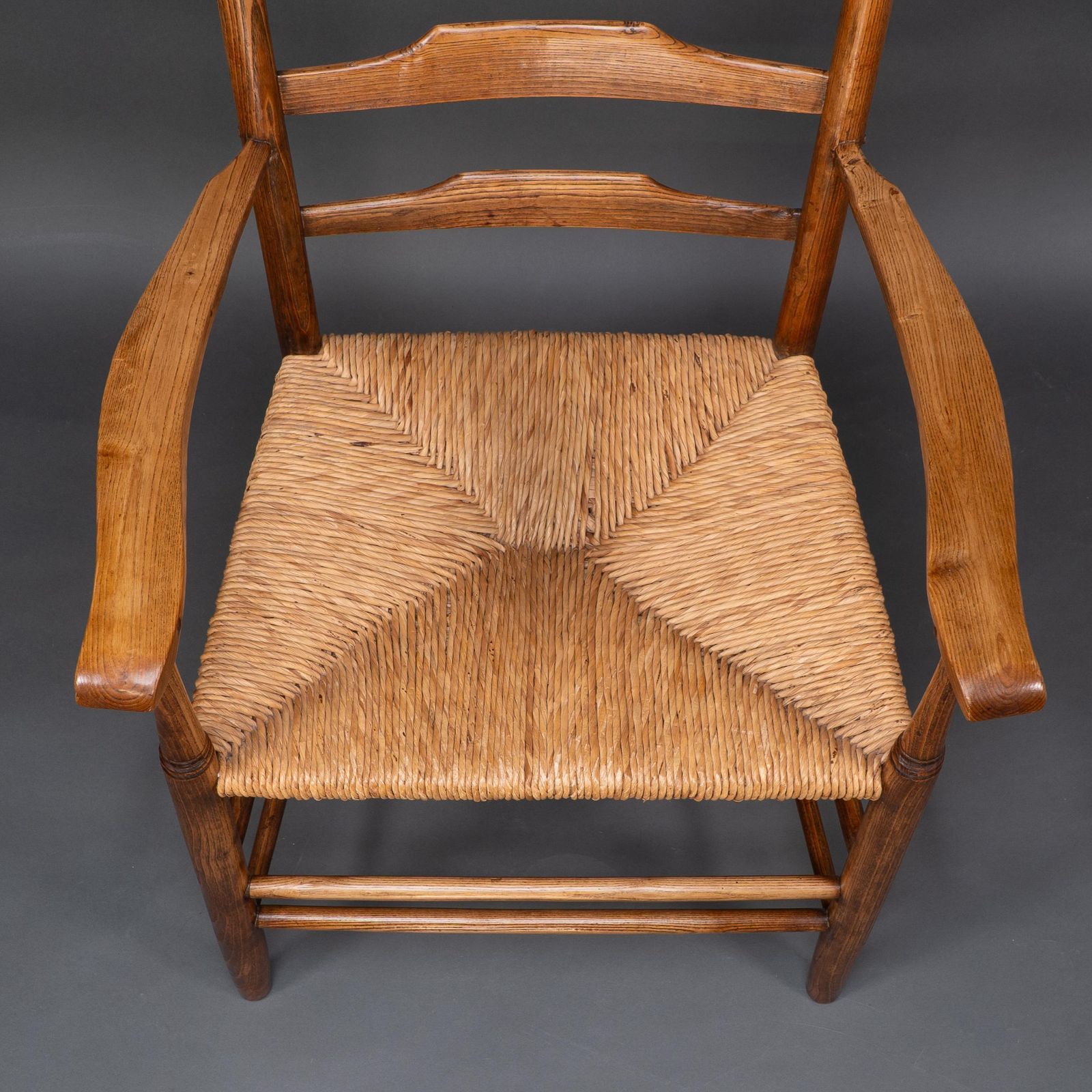Furniture Philip Clissett A Fine Set Of Four Early Arts & Crafts Ash Ladder Back Armchairs photo