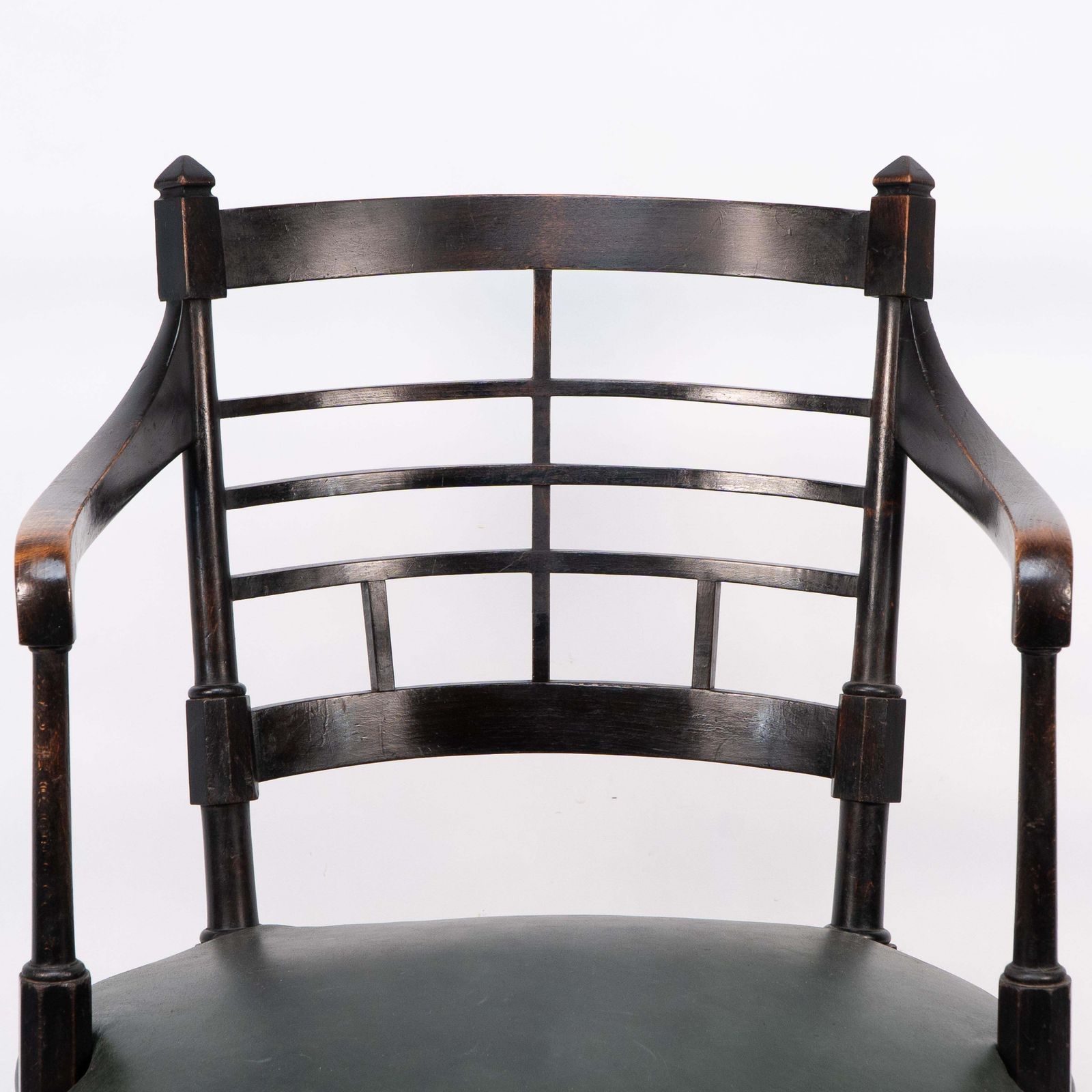 E W Godwin For William Watt. An Anglo Japanese Old English Or Jacobean Armchair photo vinterior