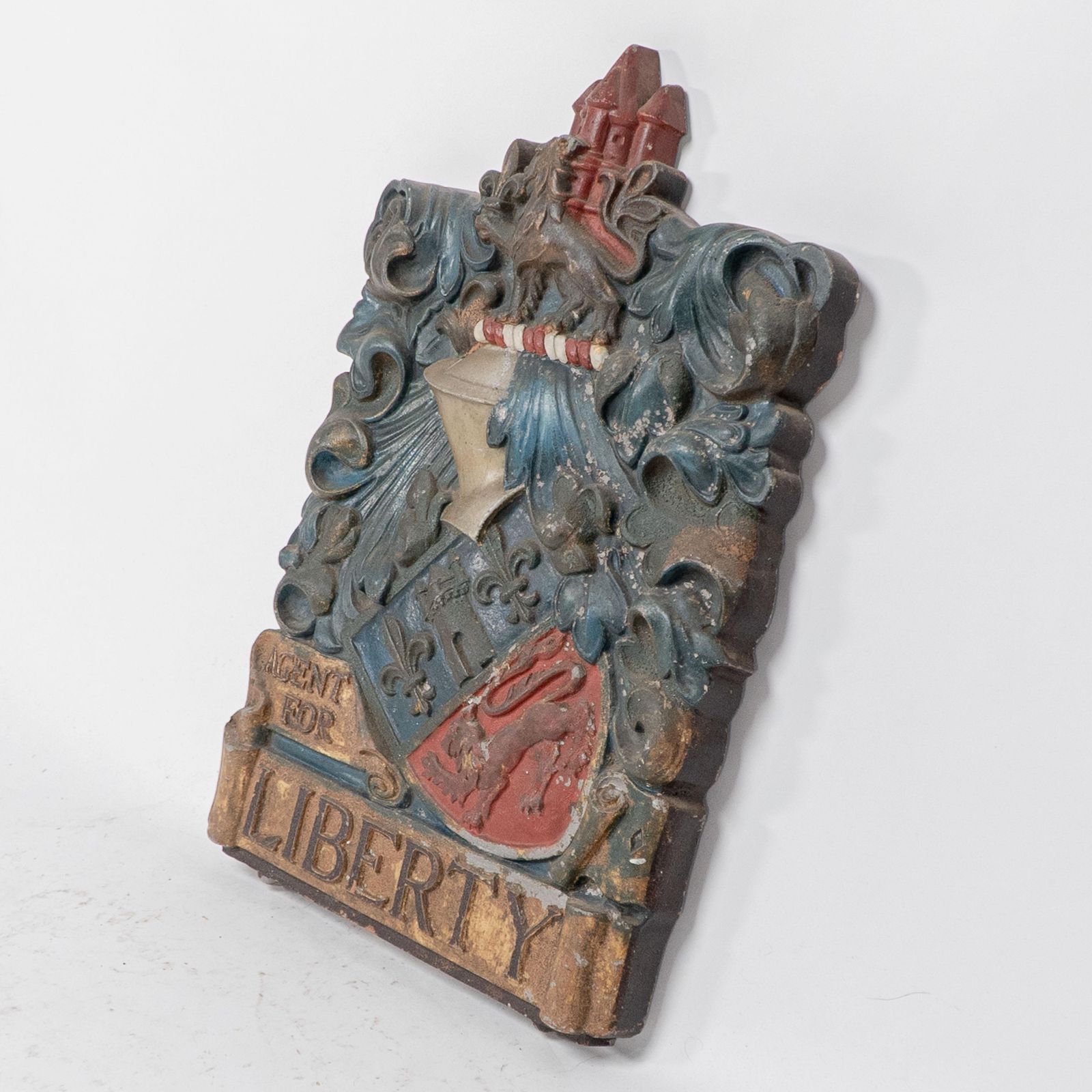 Liberty & Co Regent St London. An Original Agent For Liberty Aluminium Shop Sign photo Home Decor