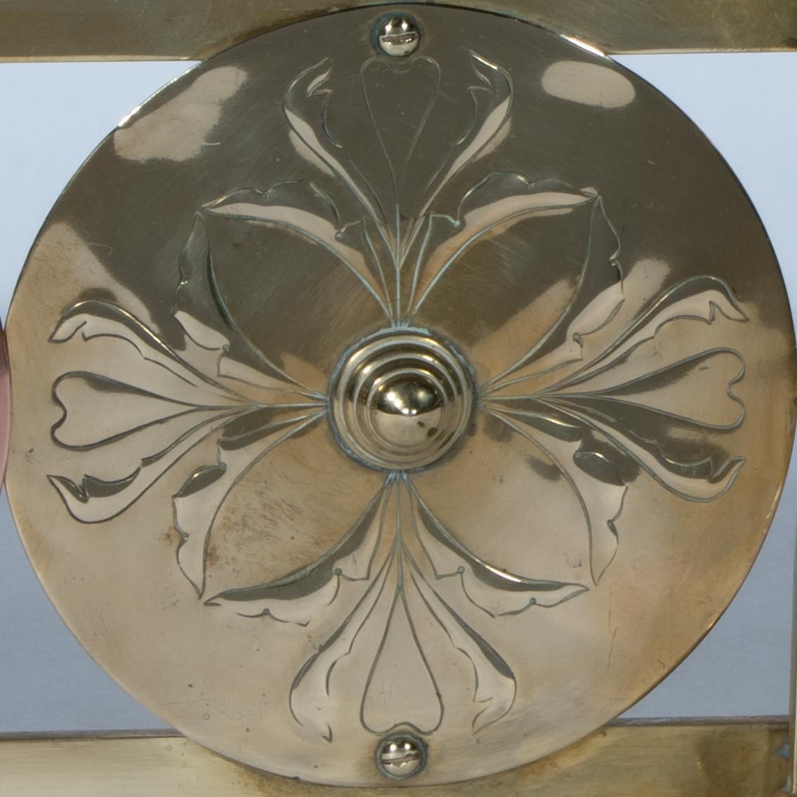 Home Fixtures W A S Benson & Heywood Sumner. A Rare Arts & Crafts Brass & Copper Fire Fender. photo