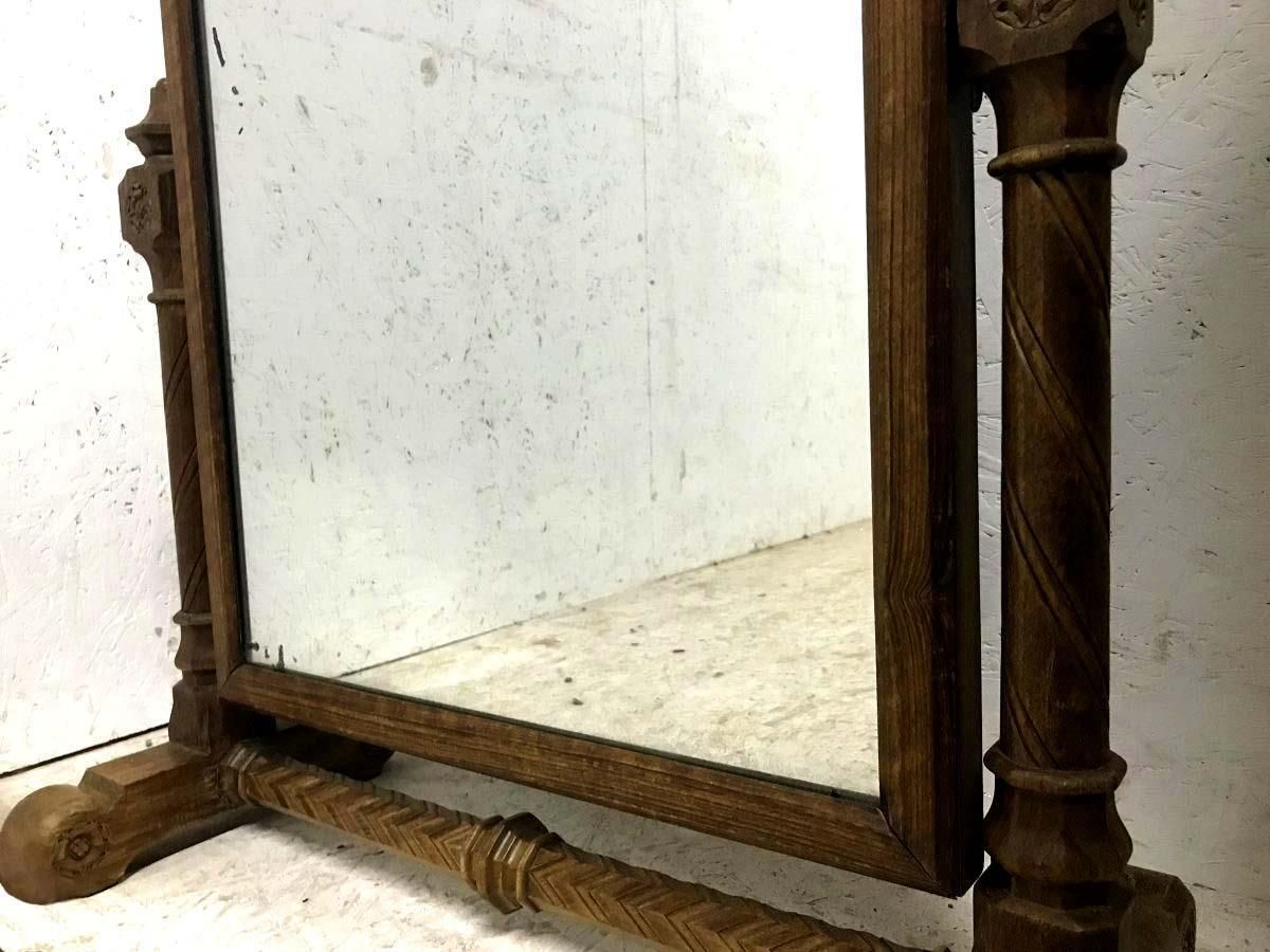 A W N Pugin. Made By John Webb Attr. A Gothic Revival Oak Dressing Table Mirror. photo 8158.0
