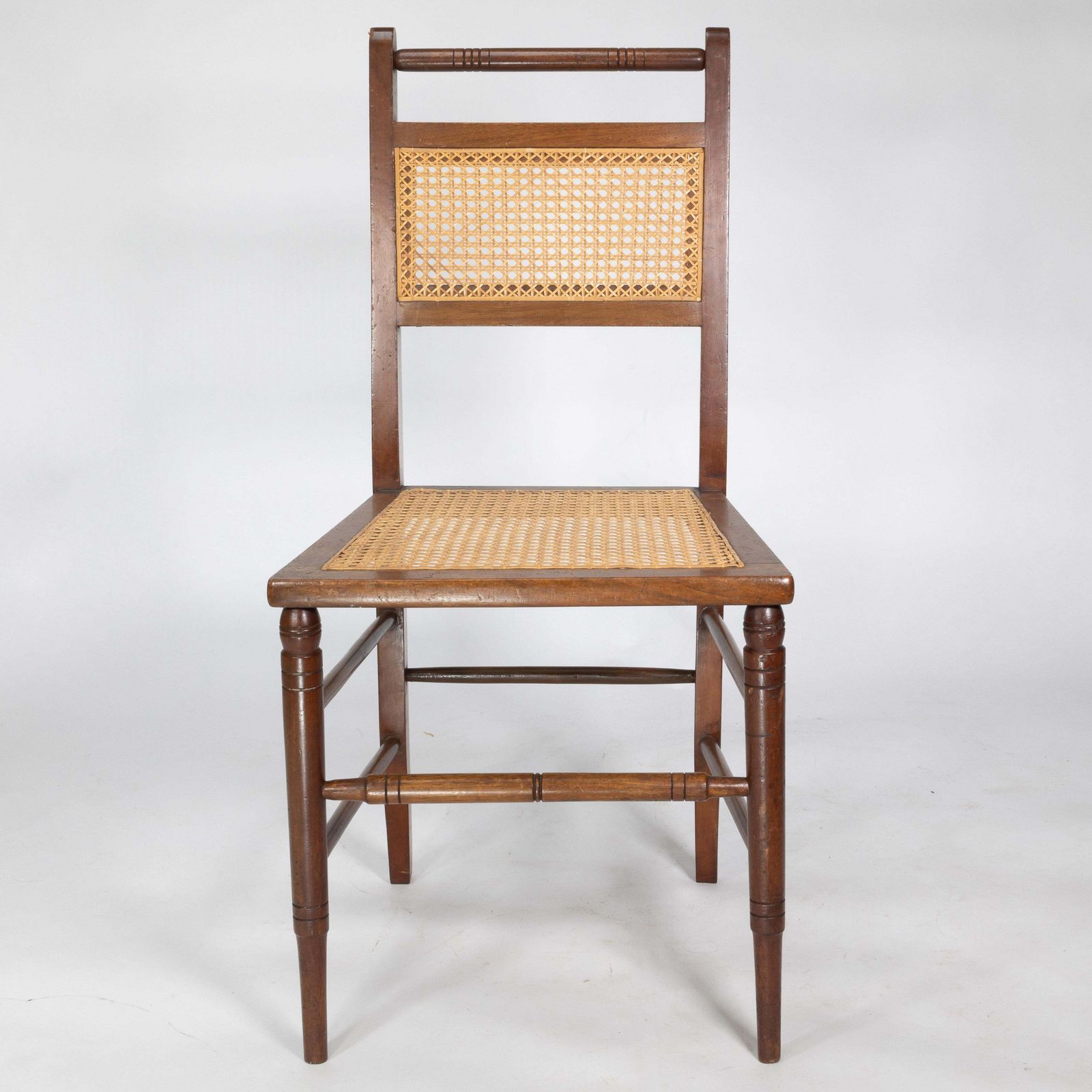 photo for sale E W Godwin (Attributed). A Set Of Four Anglo Japanese Cane Seat Chairs
