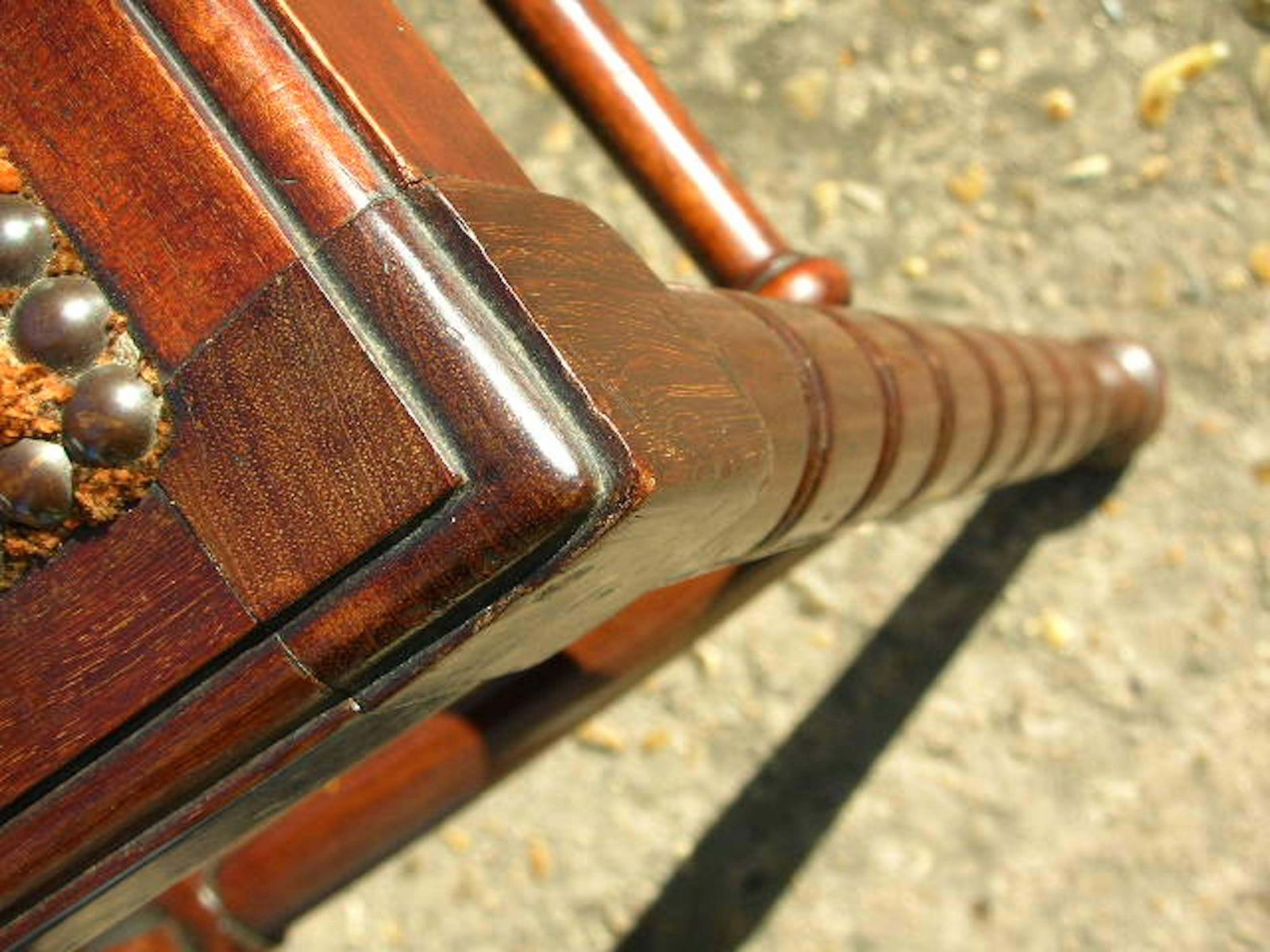 Liberty And Co Attributed. A Late Aesthetic Movement Walnut Armchair. photo for sale