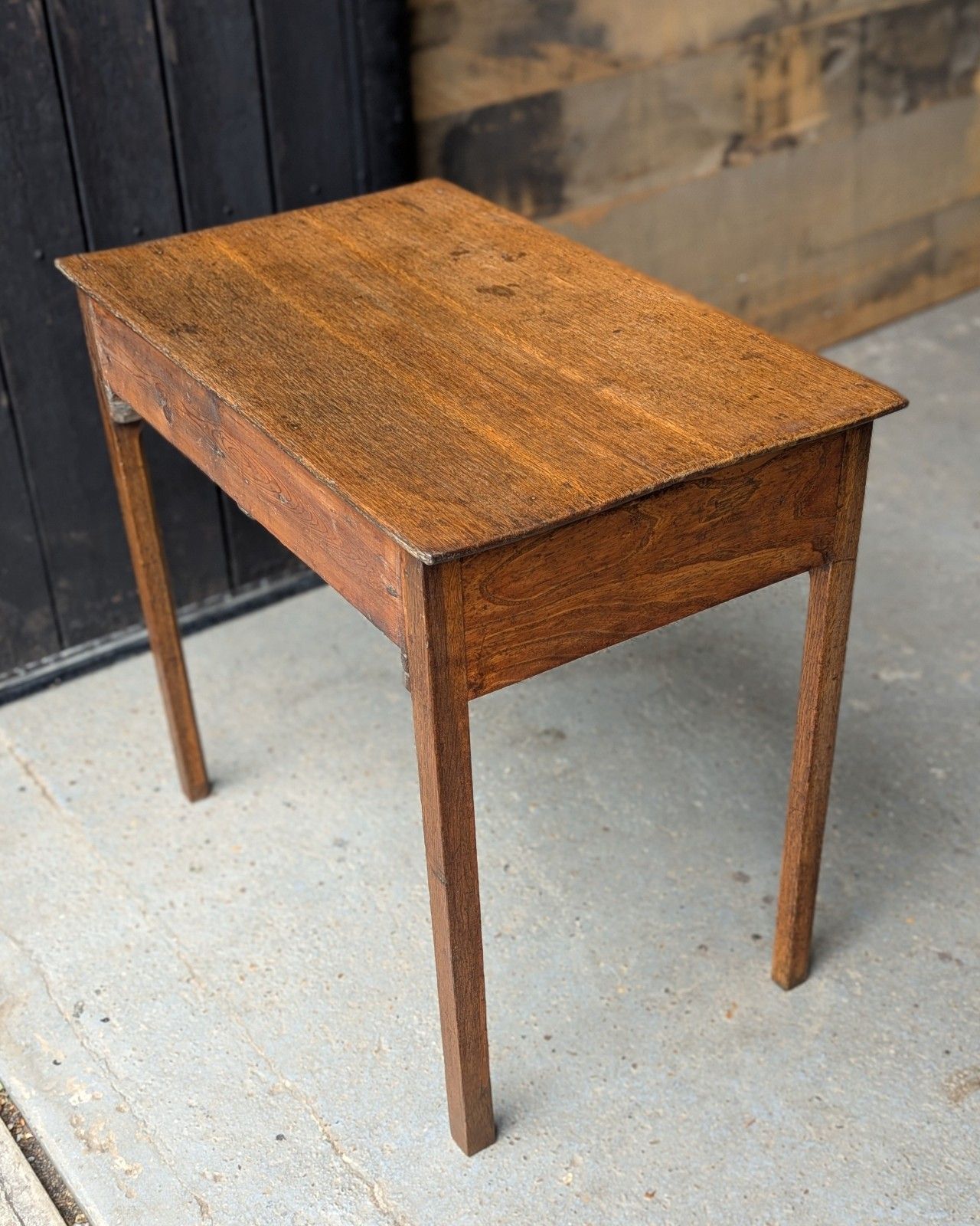 Antique Side Table (Delivery Available) Georgian Country Oak & Elm photo buy