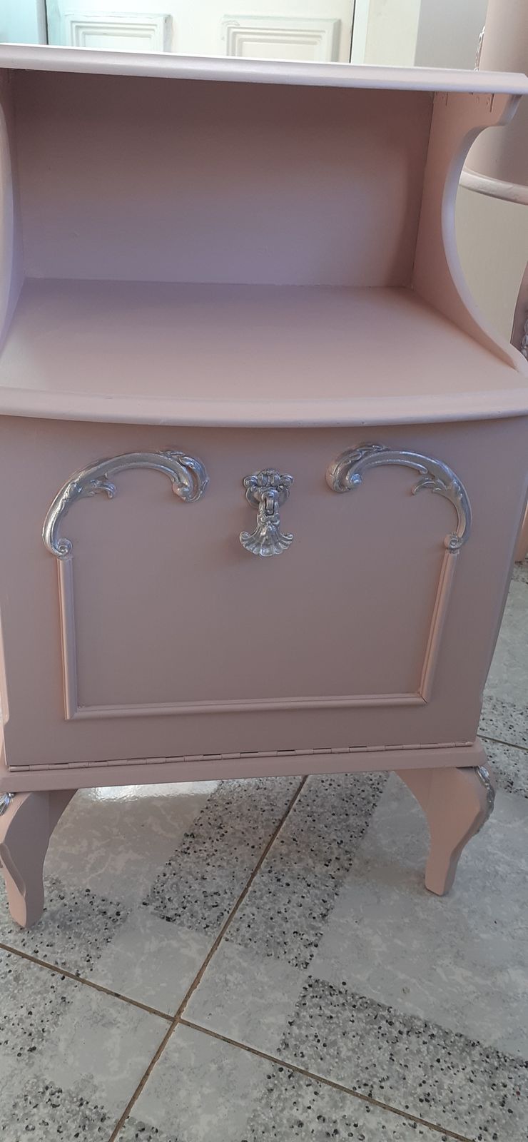 Beautiful Olympus Bedroom Set. Hand Finished In Rose Water And Silver With Glass Top. photo 595.0