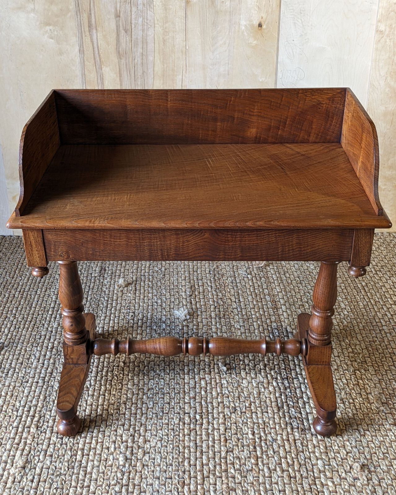Antique Gothic Washstand (Delivery Available) Oak C1880 Desk Table photo Furniture