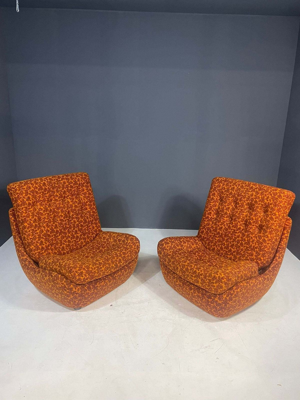 Pair Of Jitona Armchairs, Czechoslovakia, 1970s photo furniture