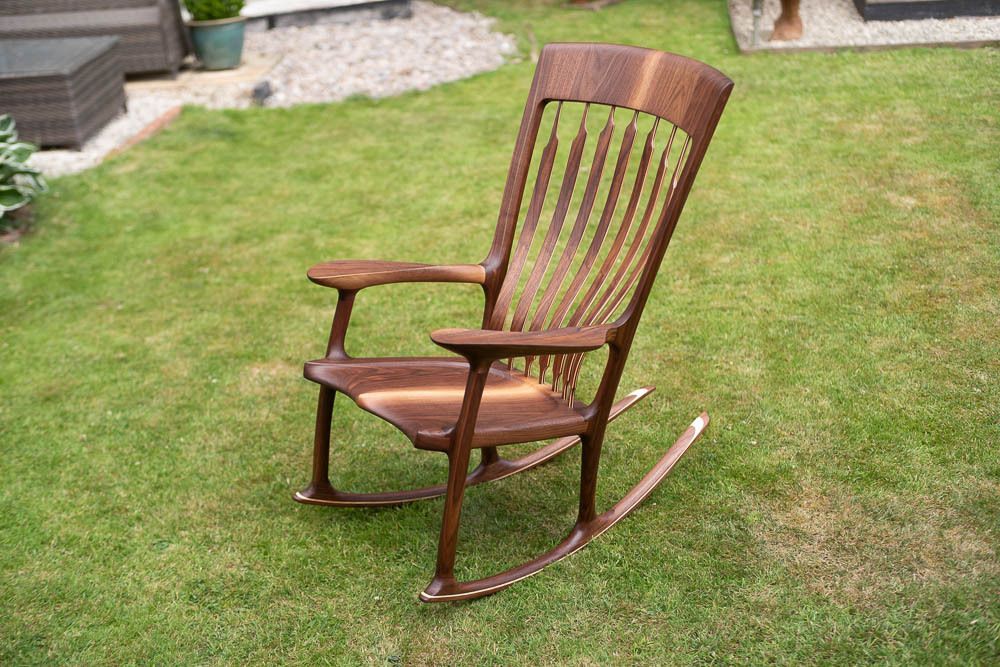 Sam Maloof Style Rocking Chair photo furniture